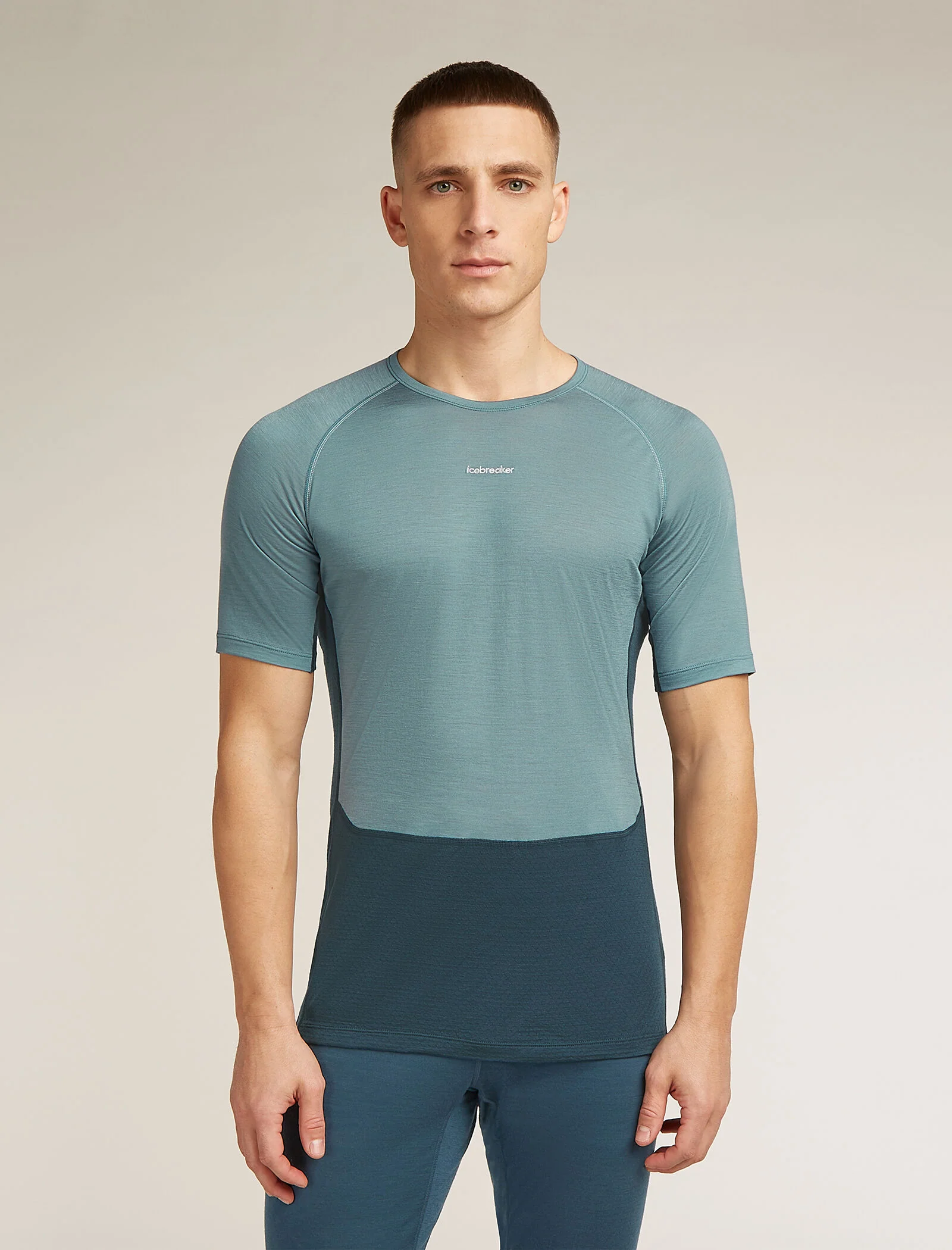 Men's Merino Blend 125 ZoneKnit™ Short Sleeve Crew Thermal Top