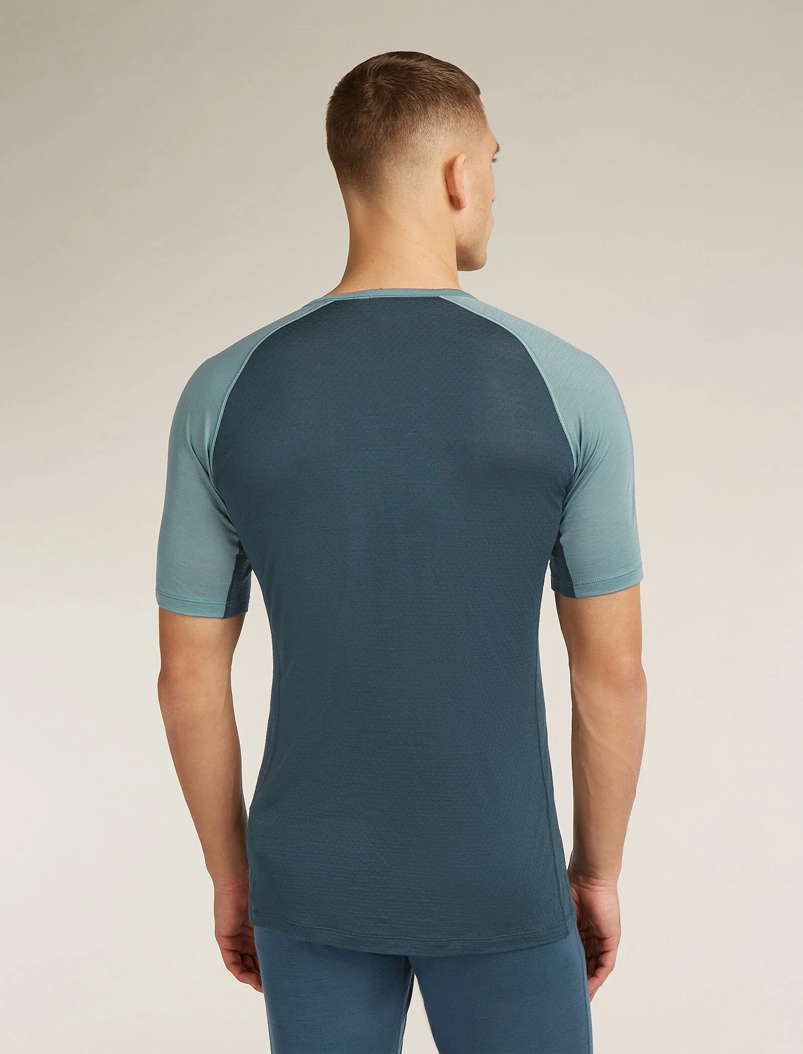 Men's Merino Blend 125 ZoneKnit™ Short Sleeve Crew Thermal Top - Image 2