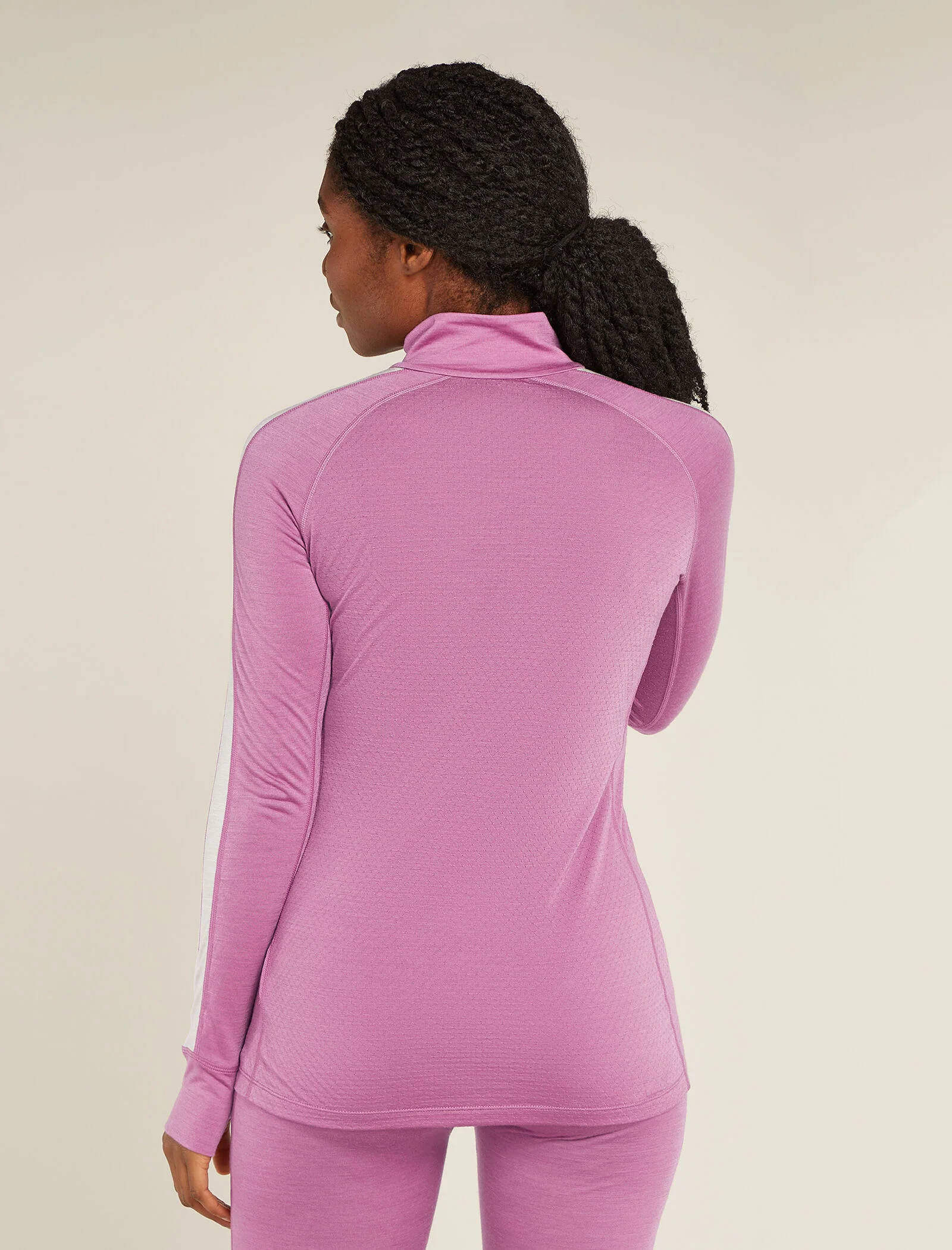 Women's Merino Blend 125 ZoneKnit™ Long Sleeve Half Zip Thermal Top - Image 2