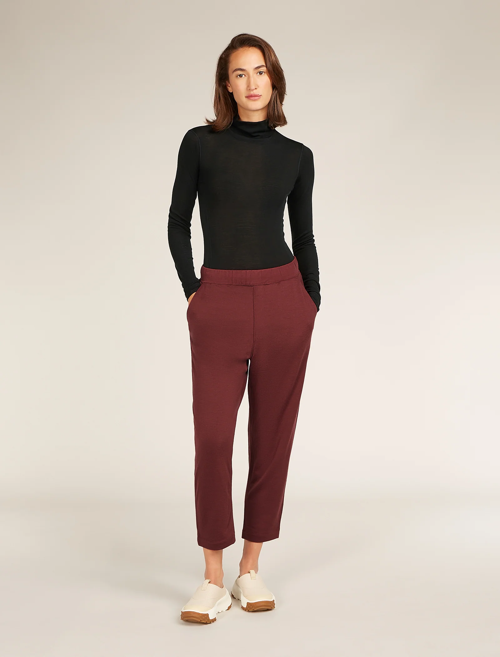 Women's Merino Blend 200 Crush Ankle Pants - Image 3