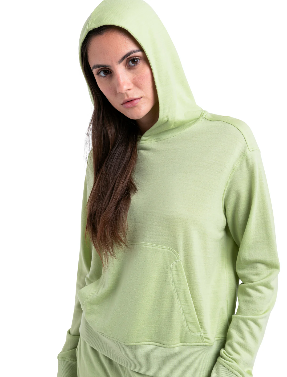 Women's Merino Blend 200 Crush Long Sleeve Hoodie - Image 8