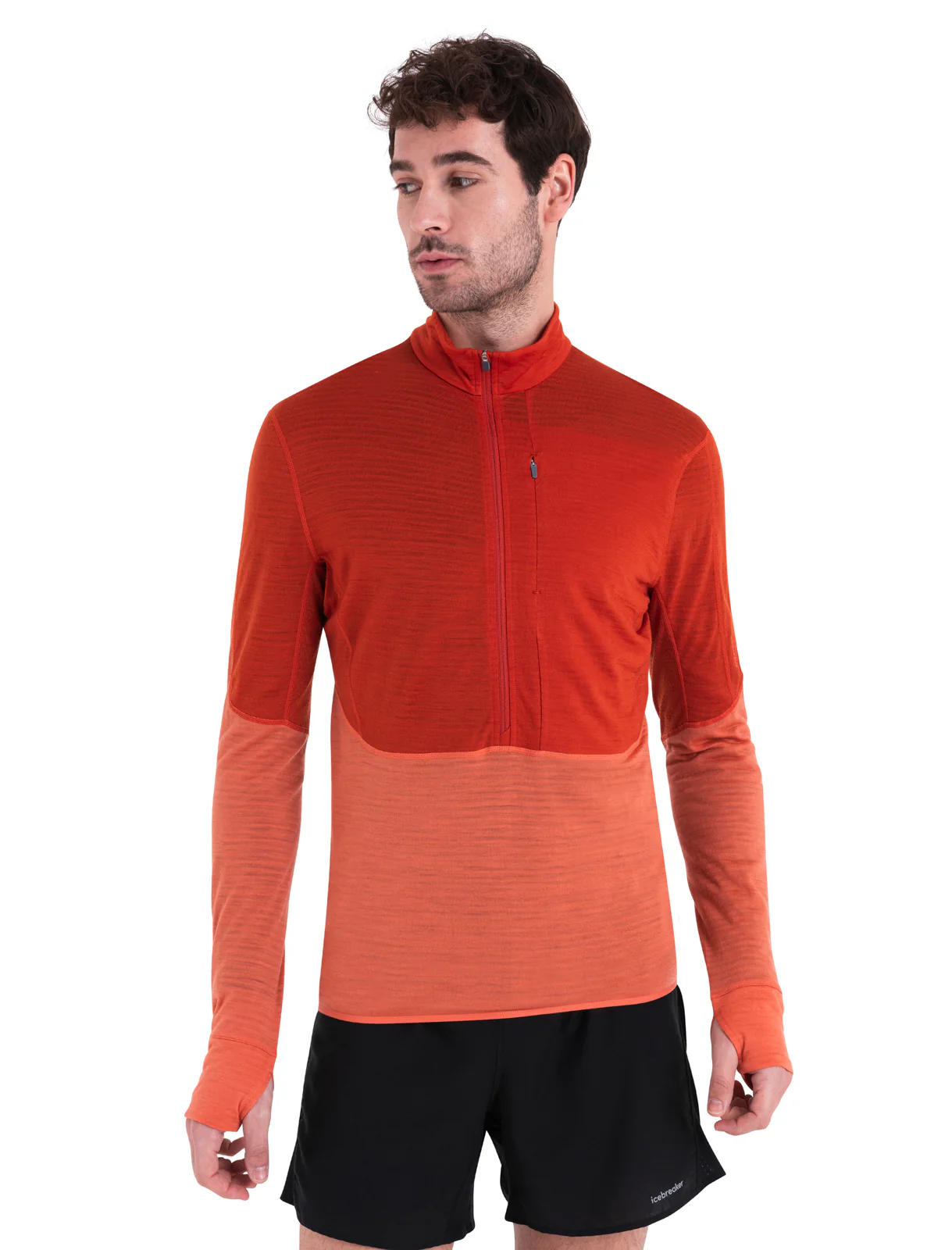 Merino Blend 200 Realfleece™ Descender Long Sleeve Half Zip Jacket