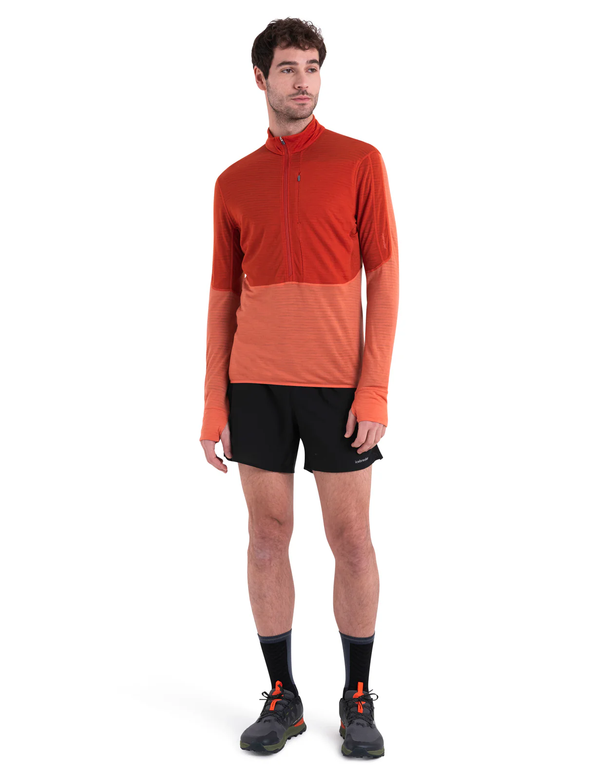 Merino Blend 200 Realfleece™ Descender Long Sleeve Half Zip Jacket - Image 3