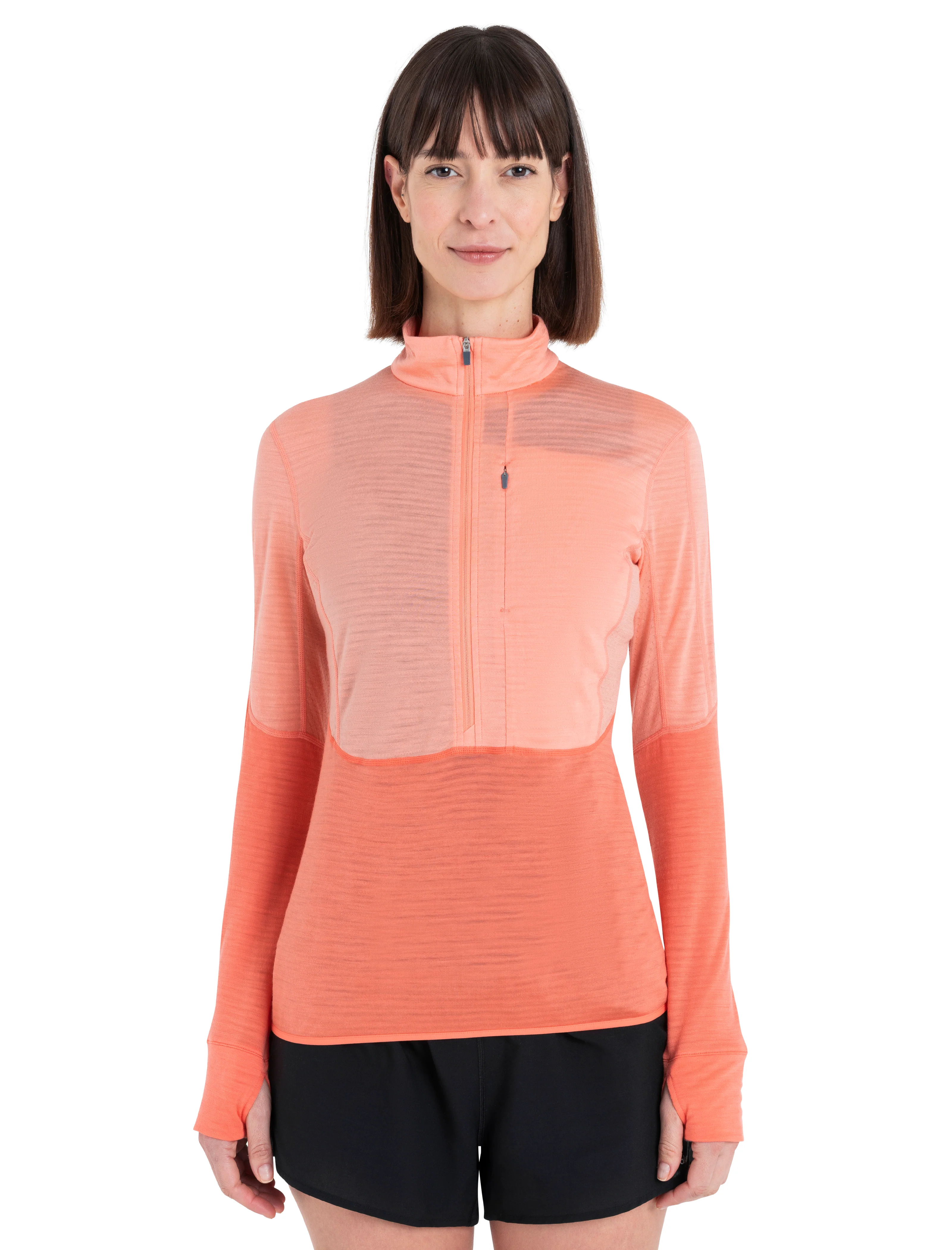 Women's Merino Blend 200 Realfleece™ Descender Long Sleeve Half Zip Jacket