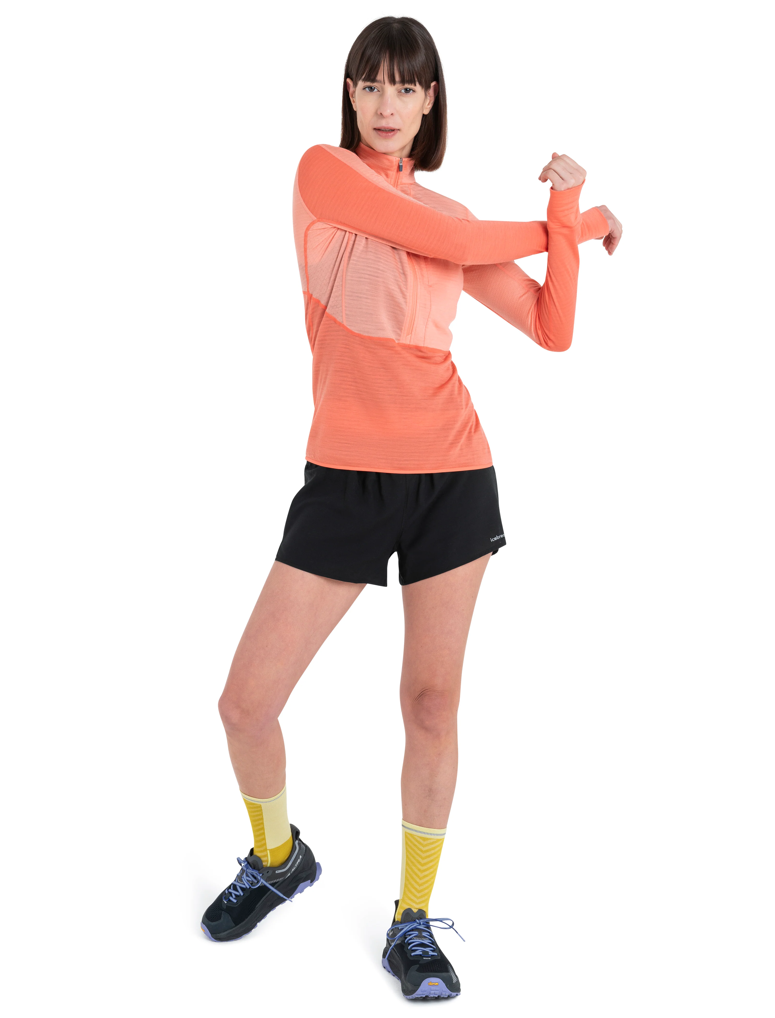 Women's Merino Blend 200 Realfleece™ Descender Long Sleeve Half Zip Jacket - Image 4