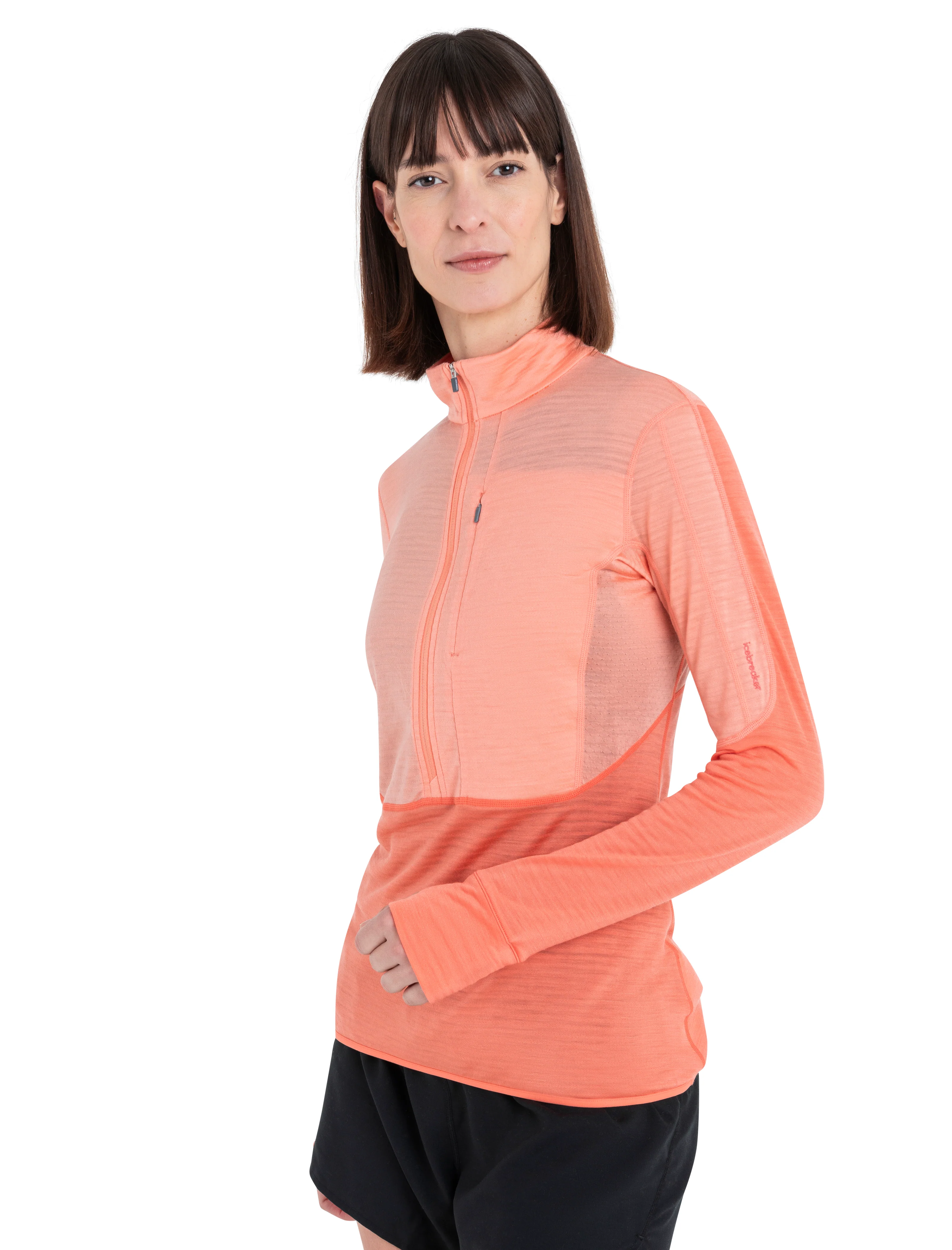 Women's Merino Blend 200 Realfleece™ Descender Long Sleeve Half Zip Jacket - Image 5
