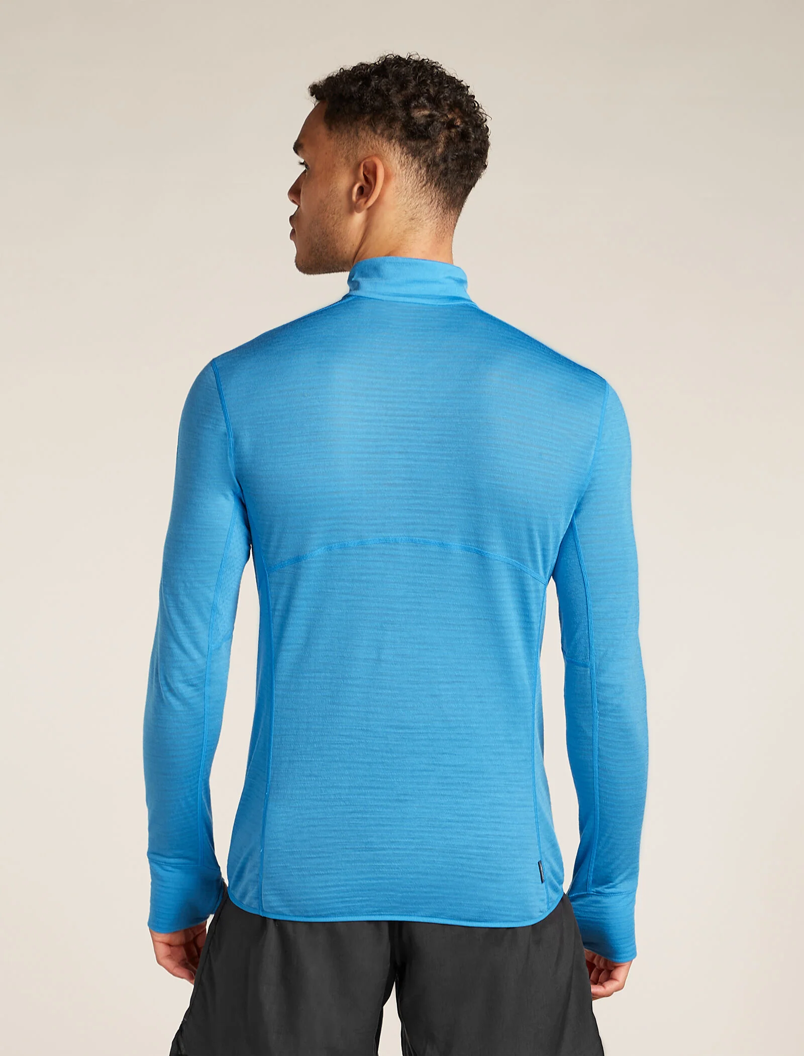 Men's Merino Blend 200 Realfleece™ Descender Long Sleeve Half Zip Top - Image 2