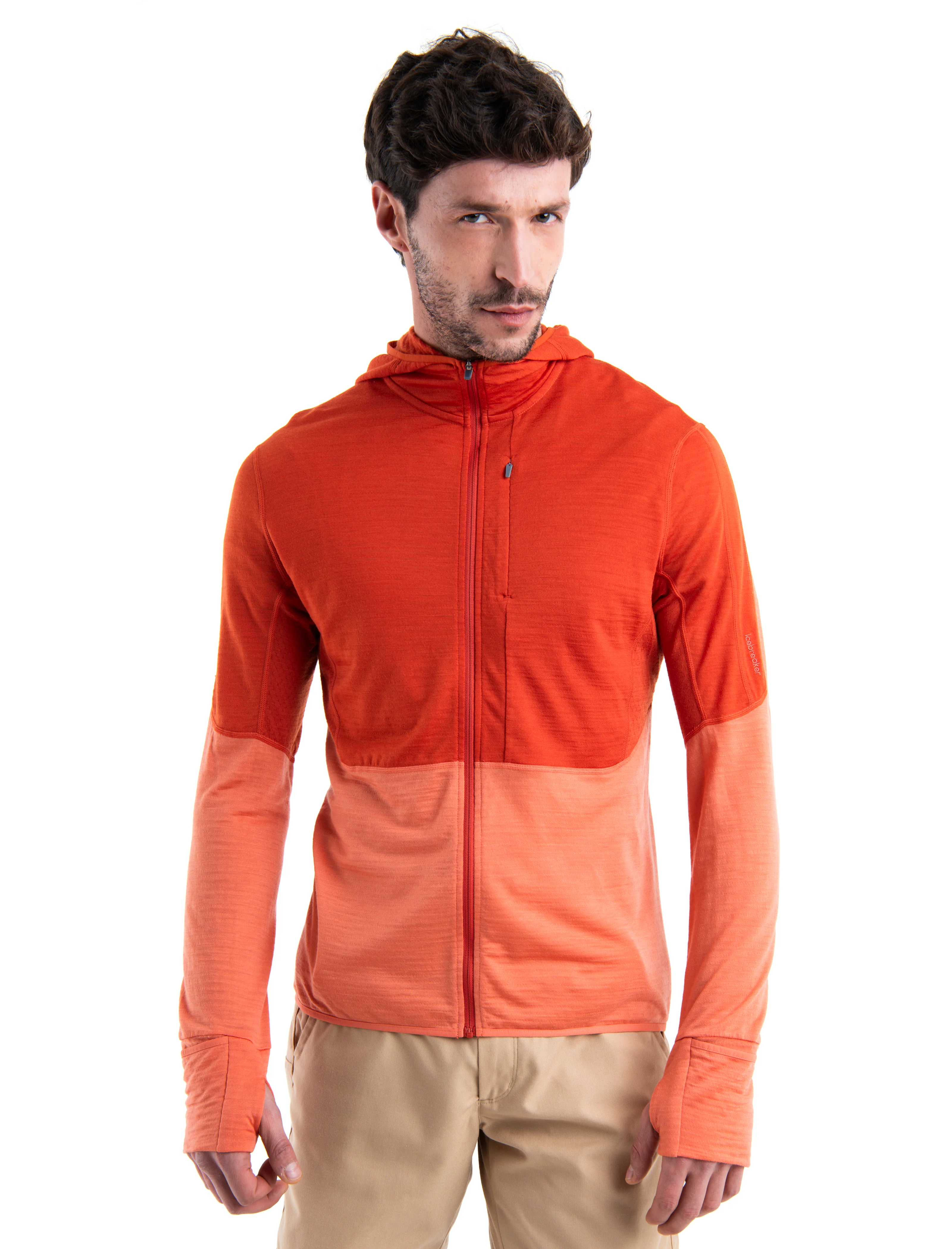 Men's Merino Blend 200 Realfleece™ Descender Long Sleeve Zip Hoodie