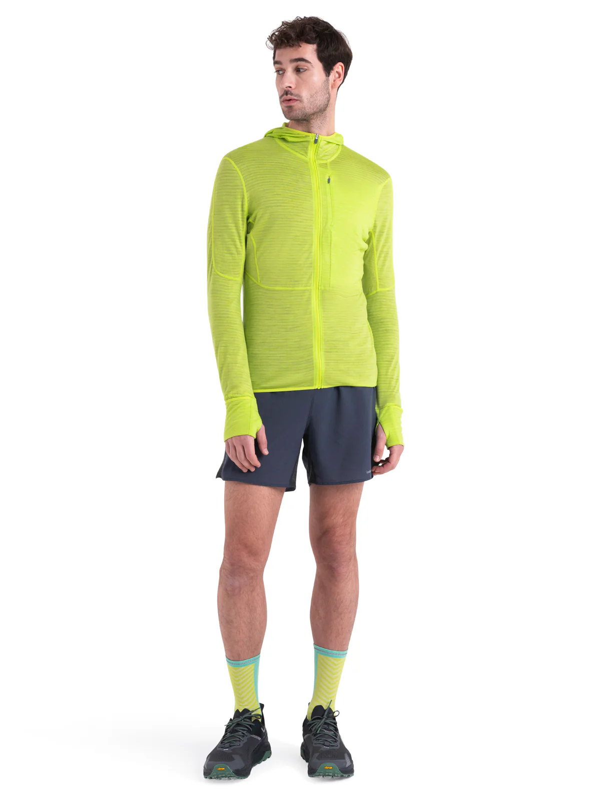 Men's Merino Blend 200 Realfleece™ Descender Long Sleeve Zip Hoodie - Image 3
