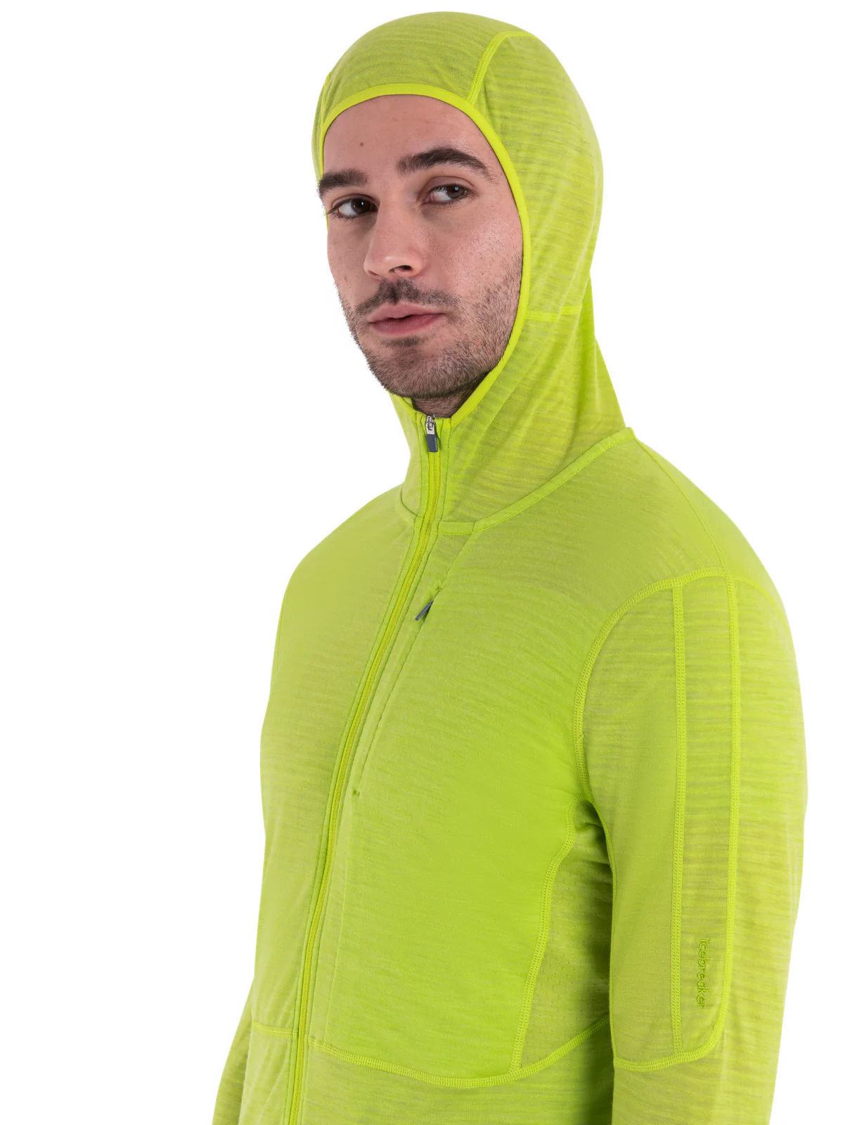Men's Merino Blend 200 Realfleece™ Descender Long Sleeve Zip Hoodie - Image 4