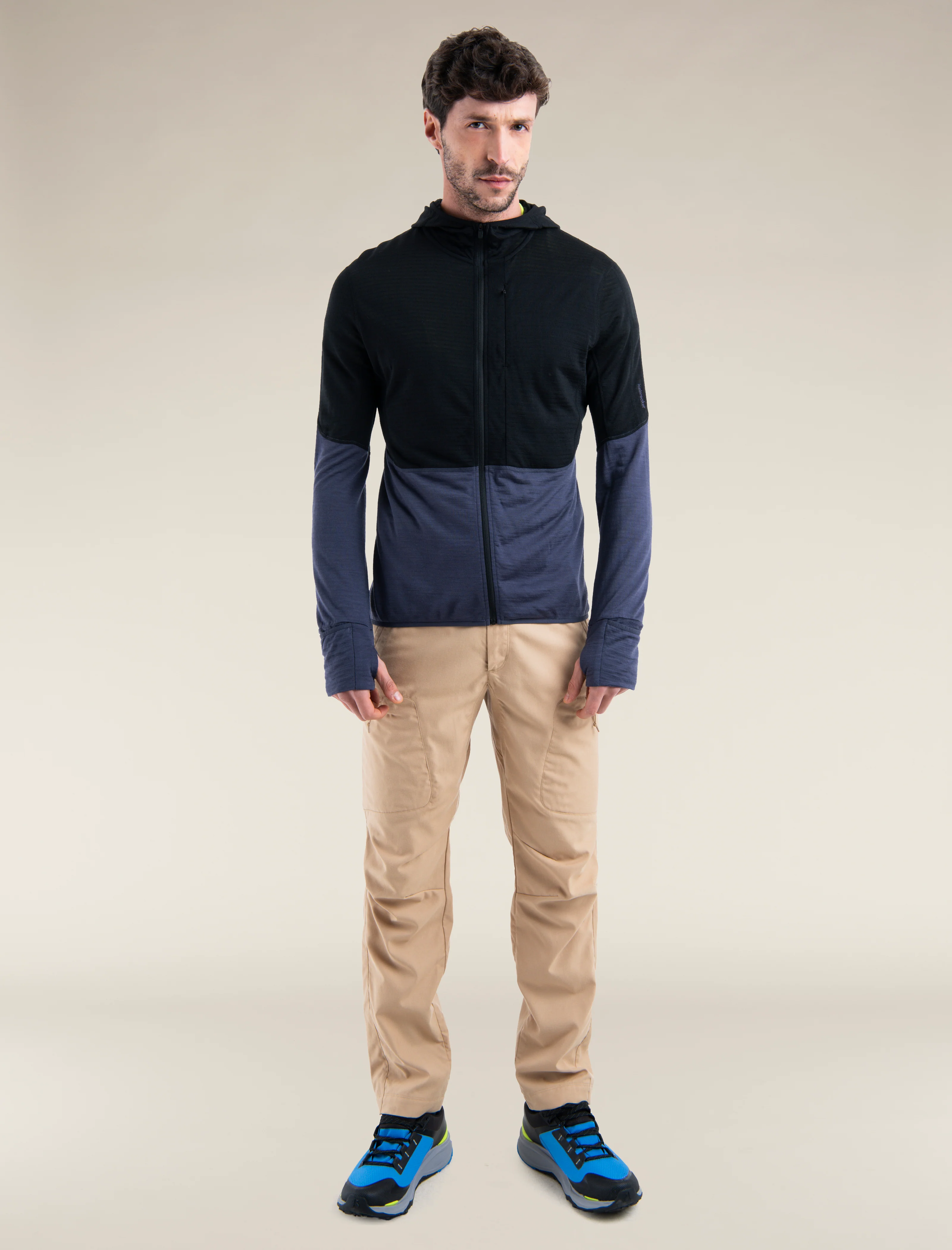 Men's Merino Blend 200 Realfleece™ Descender Long Sleeve Zip Hoodie - Image 4
