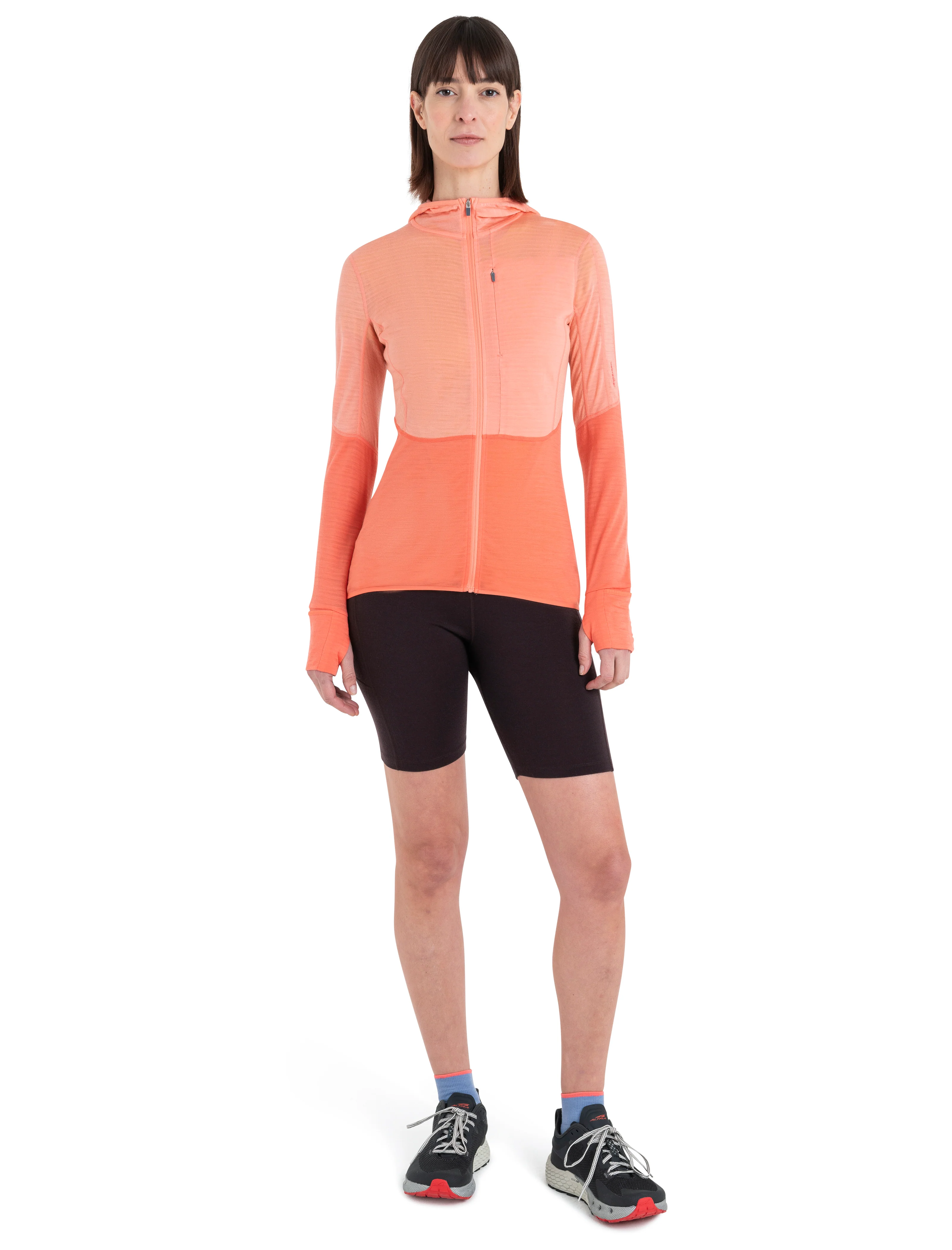Women's Merino Blend 200 Realfleece™ Descender Long Sleeve Zip Hoodie - Image 3
