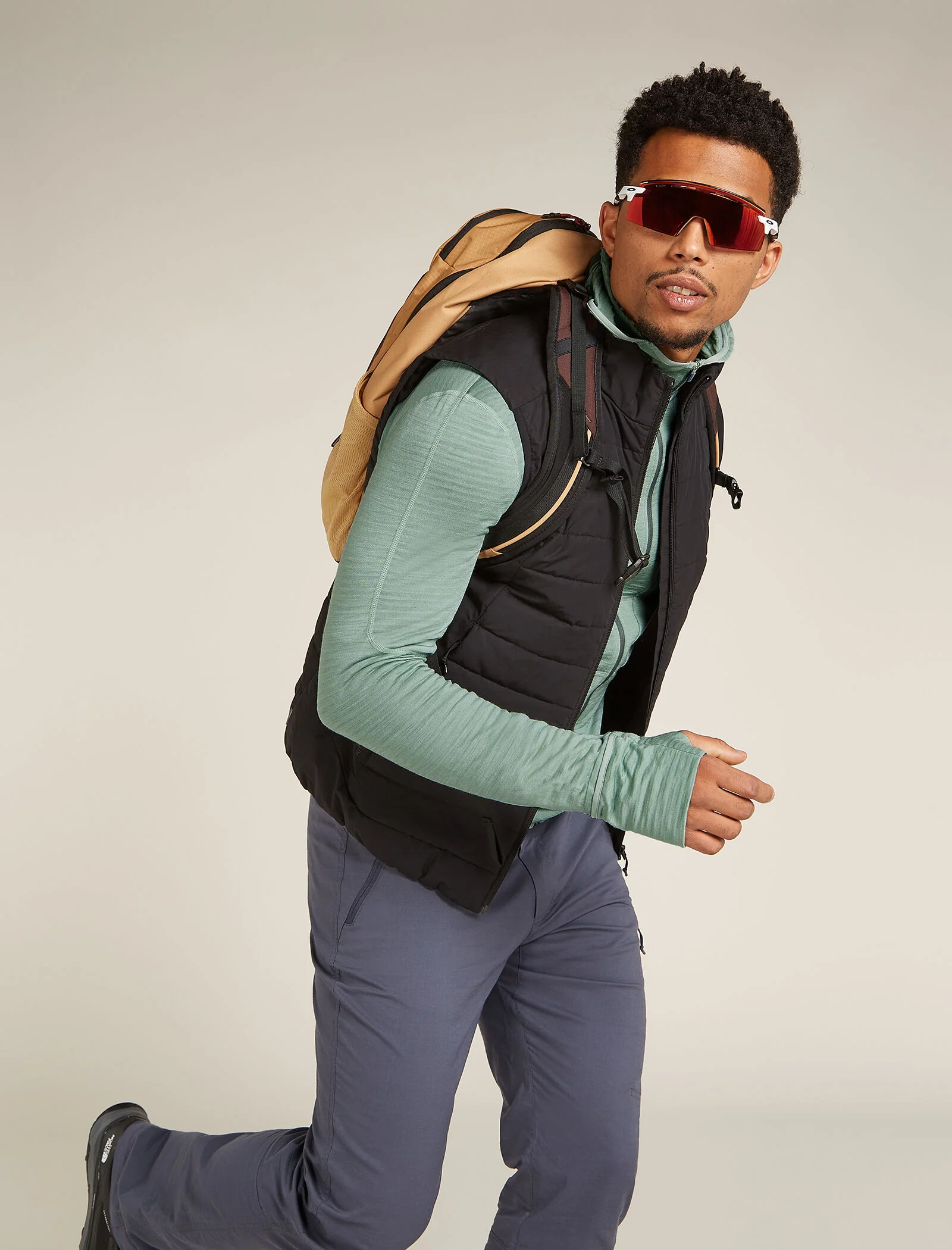 Men's Merino Blend 200 Realfleece™ Descender Long Sleeve Zip Hoodie - Image 4