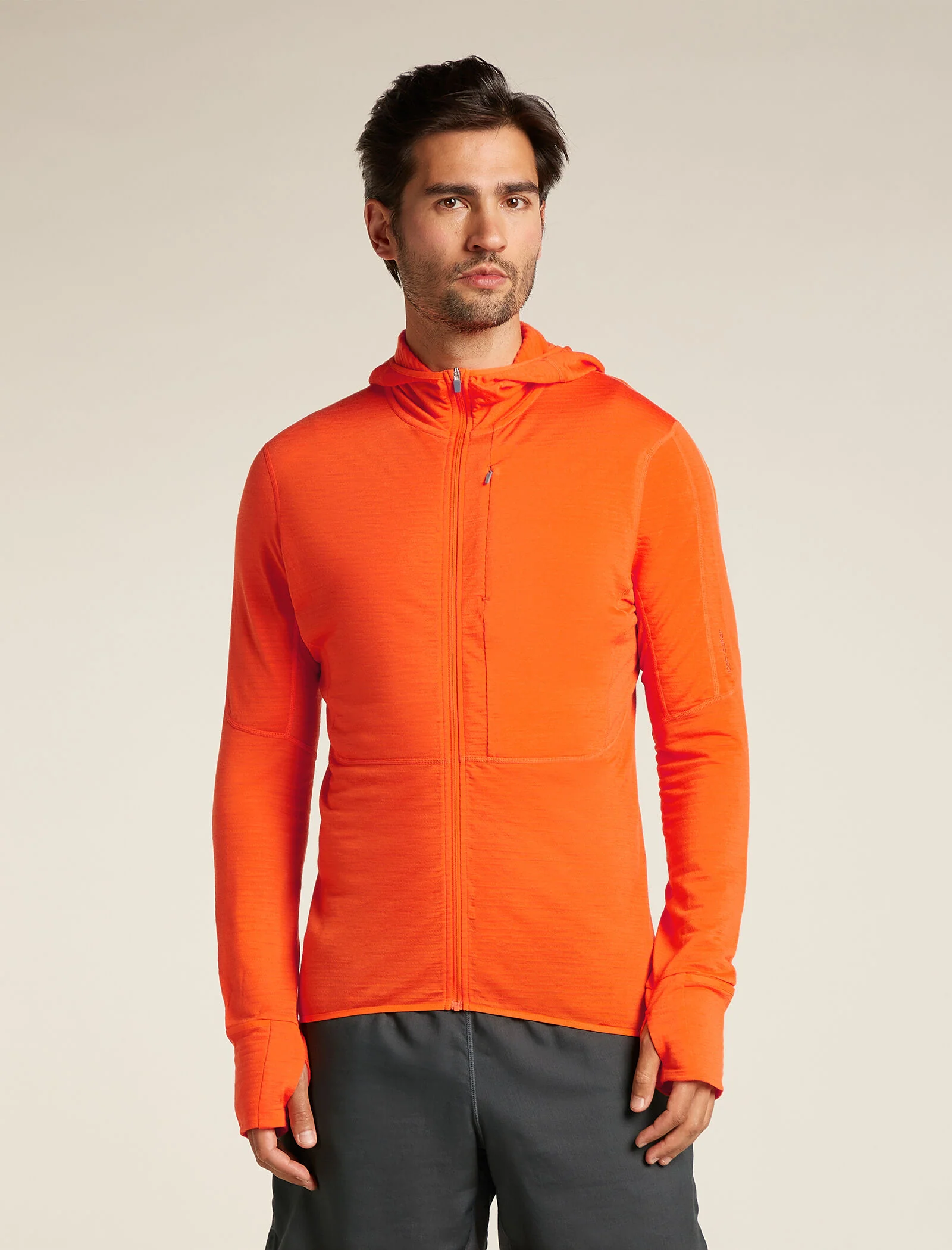 Men's Merino Blend 200 Realfleece™ Descender Long Sleeve Zip Hoodie