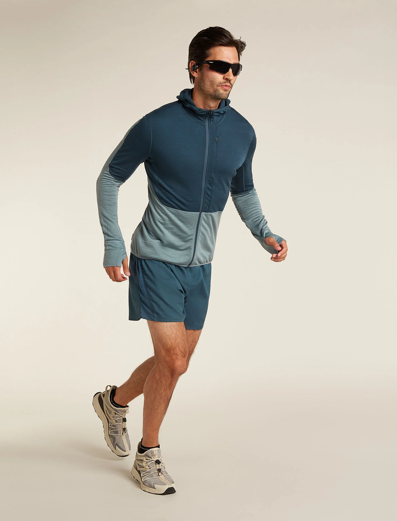 Men's Merino Blend 200 Realfleece™ Descender Long Sleeve Zip Hoodie - Image 4