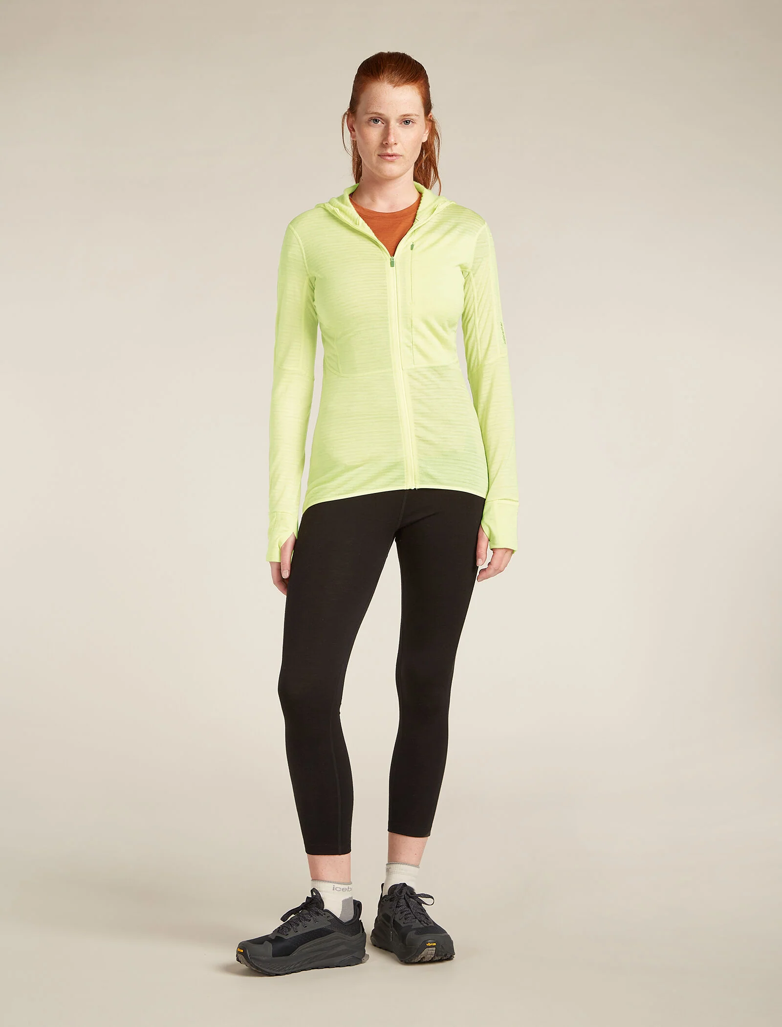 Women's Merino Blend 200 Realfleece™ Descender Long Sleeve Zip Hoodie - Image 3