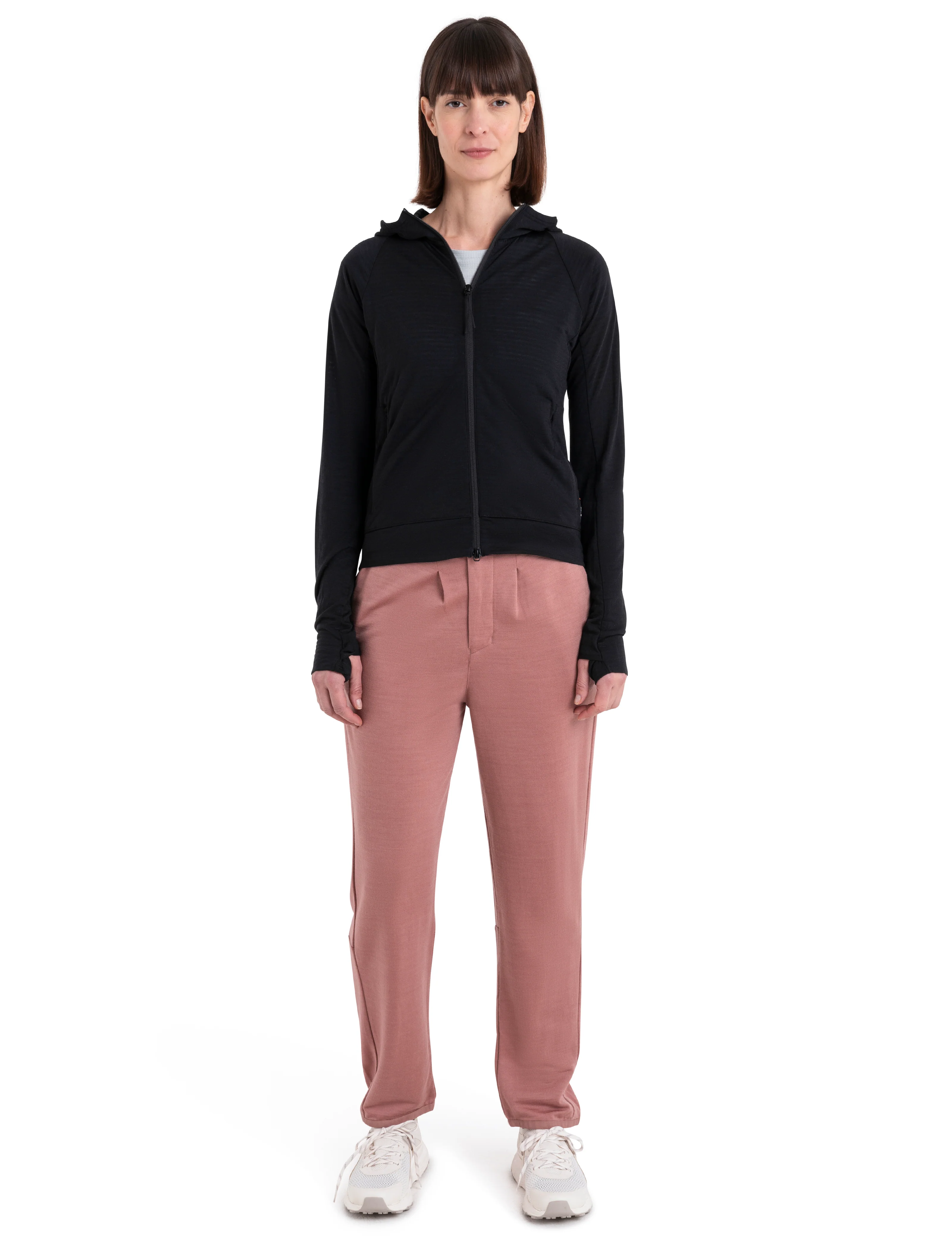 Women's Merino Blend 200 Realfleece™ The North Face x icebreaker Long Sleeve Zip Hoodie - Image 3