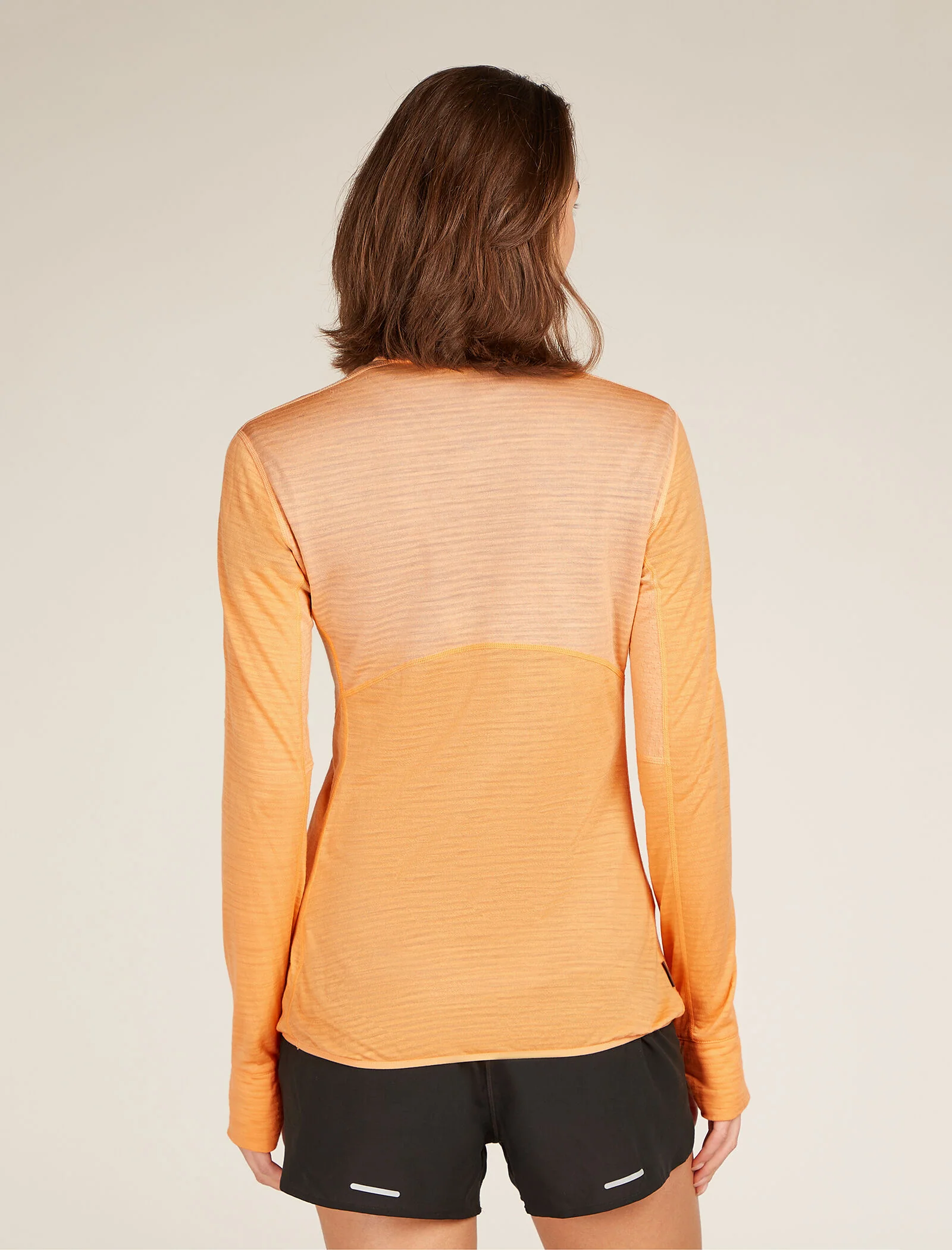 Women's Merino Blend 200 Realfleece™ Descender Long Sleeve Half Zip Top - Image 2