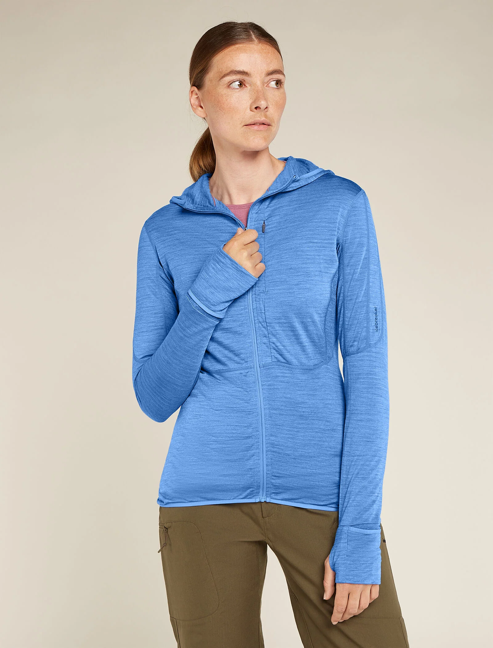 Women's Merino Blend 200 Realfleece™ Descender Long Sleeve Zip Hoodie