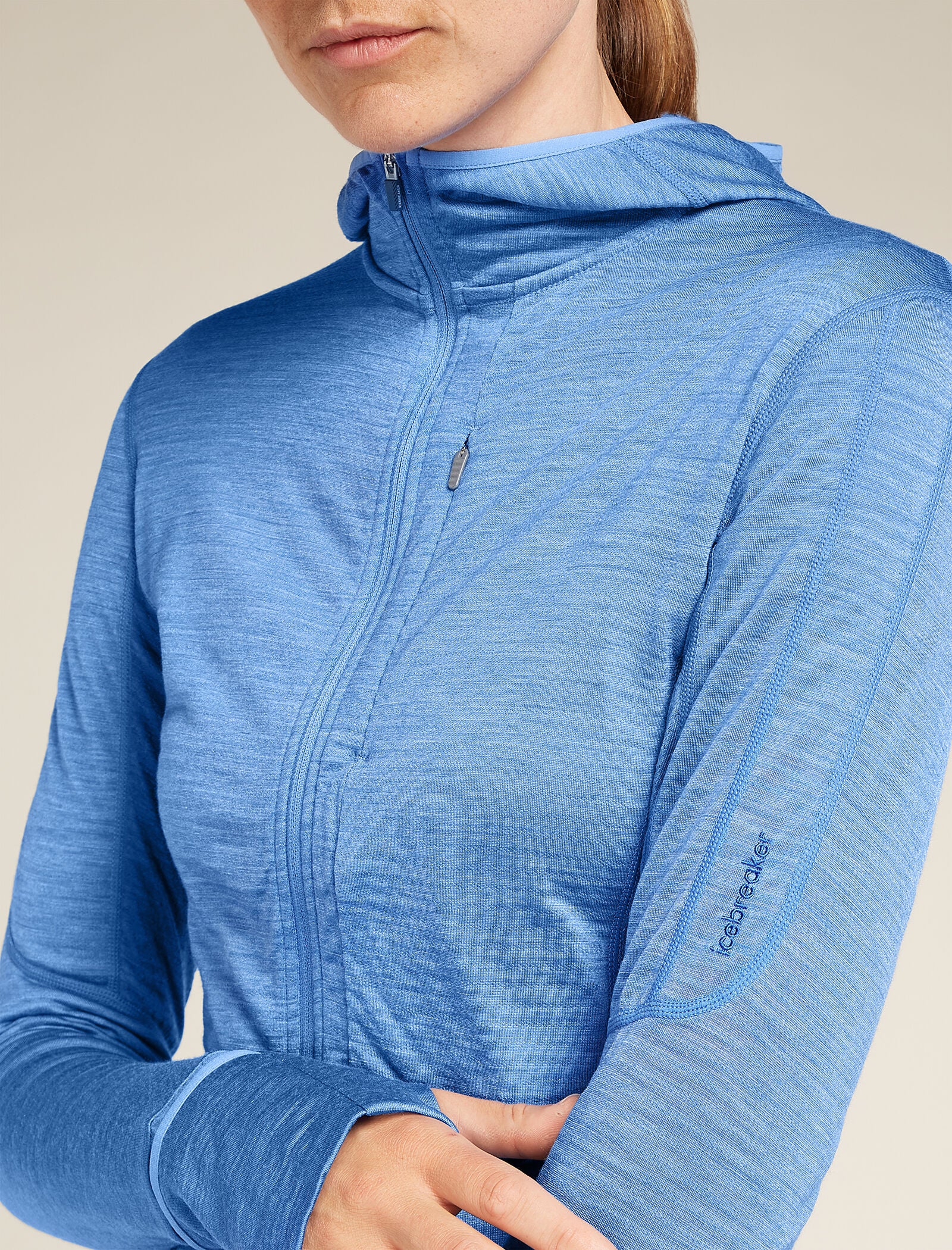 Women's Merino Blend 200 Realfleece™ Descender Long Sleeve Zip Hoodie - Image 5