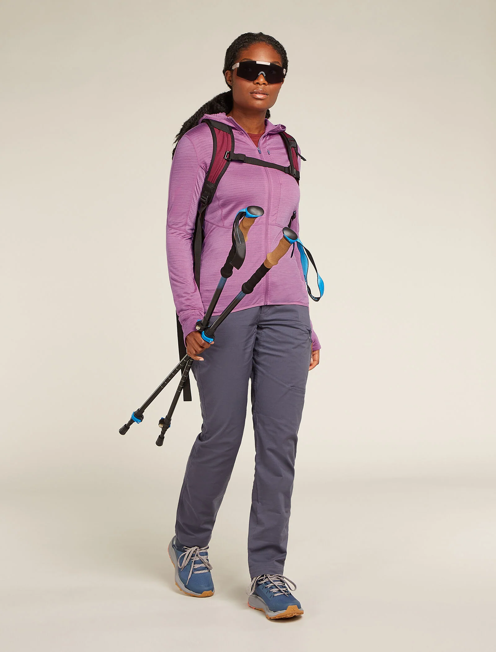 Women's Merino Blend 200 Realfleece™ Descender Long Sleeve Zip Hoodie - Image 4