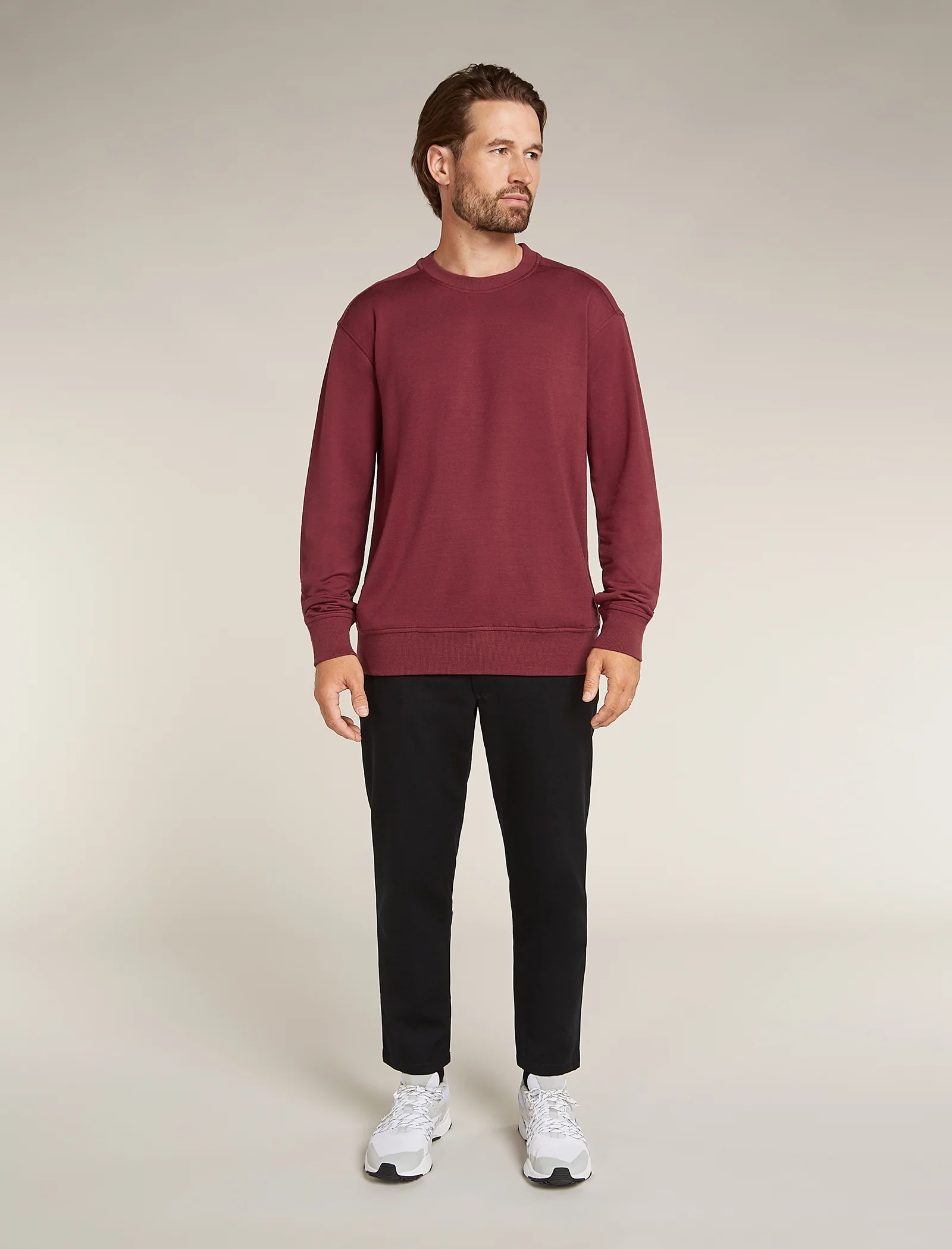 Men's Merino Blend 200 Shifter Long Sleeve Sweatshirt - Image 3