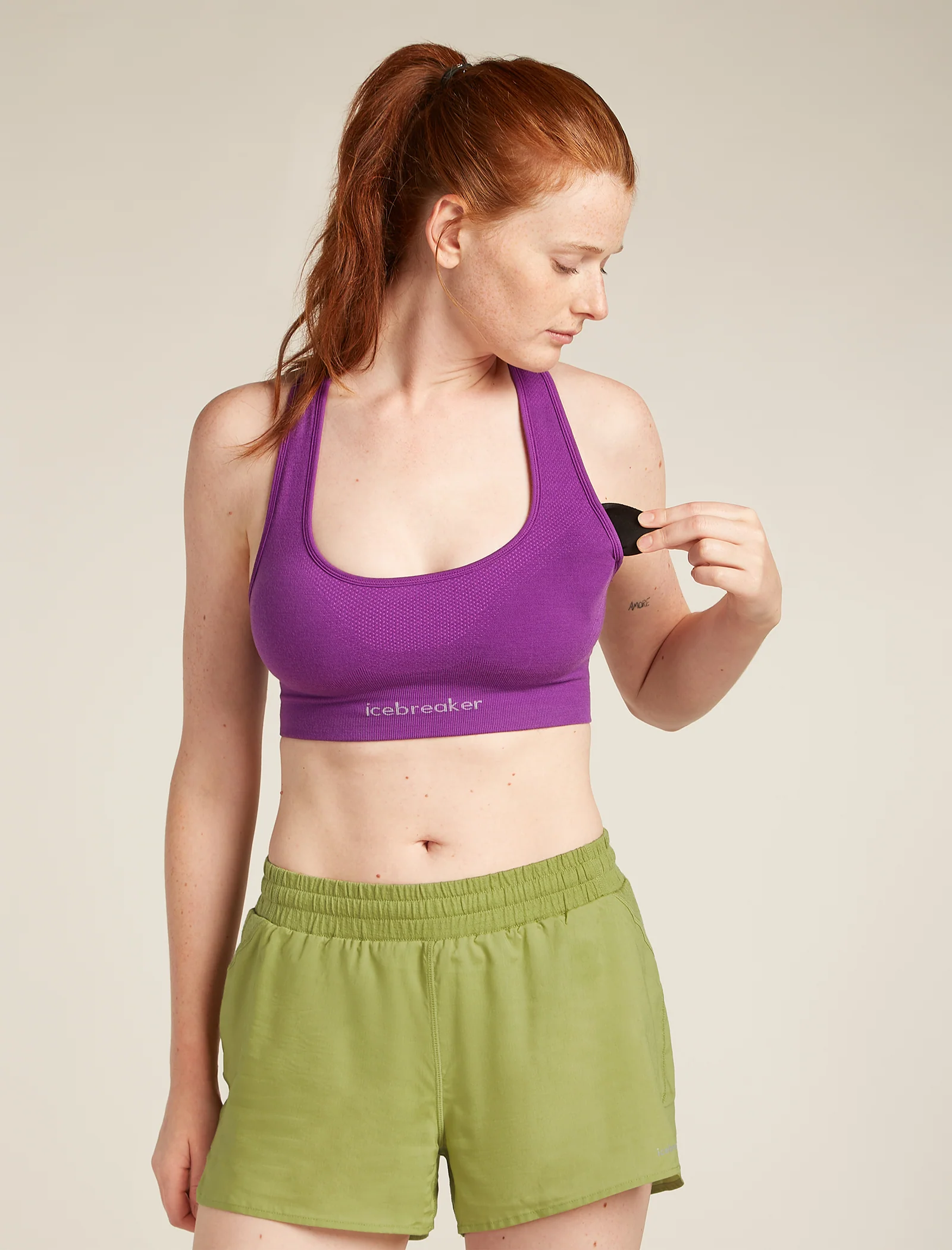 Women's Merino Blend 260 ZoneKnit⢠Seamless Bra - Image 9