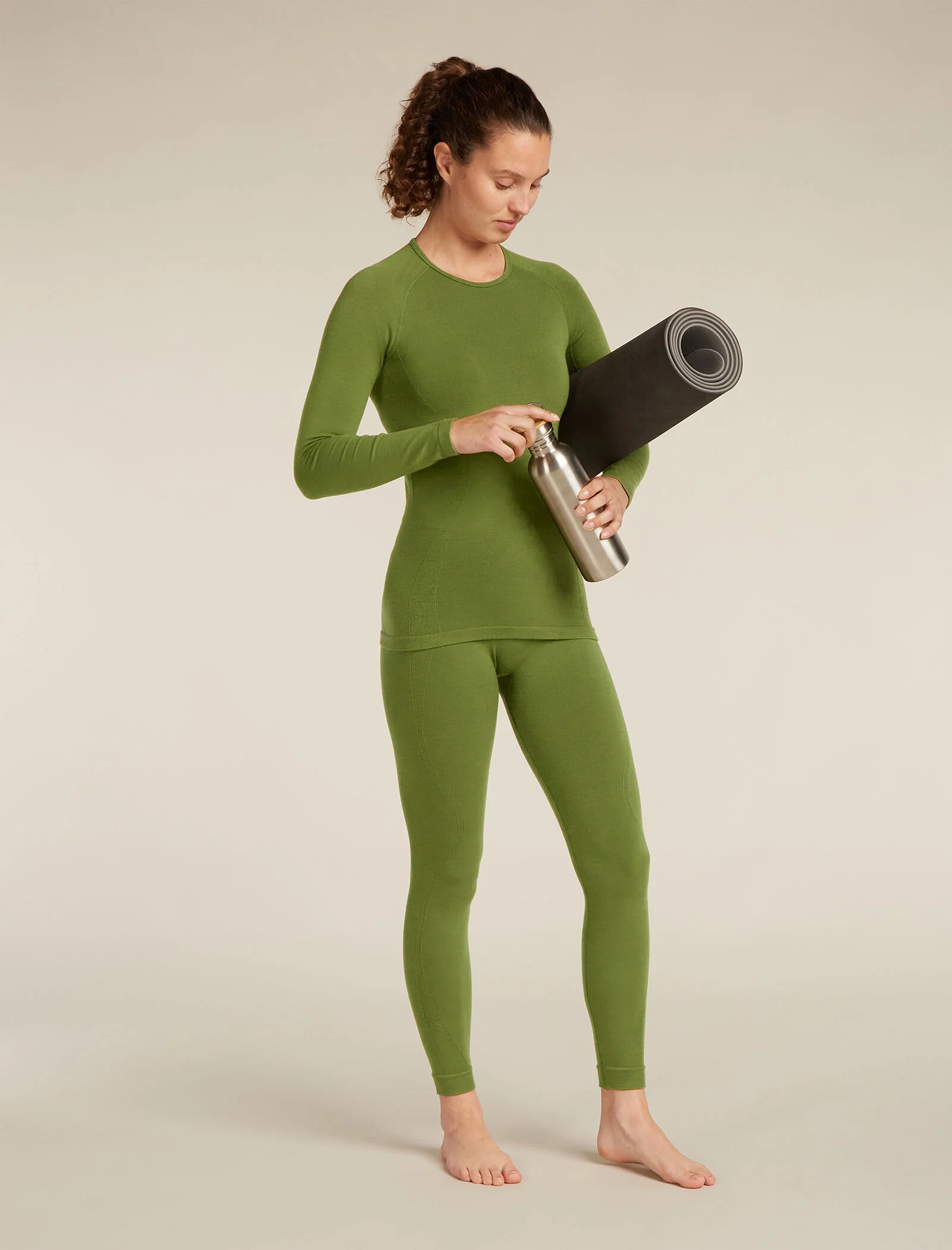 Women's Merino Blend 260 ZoneKnit™ Seamless Long Sleeve Crew Thermal Top - Image 4