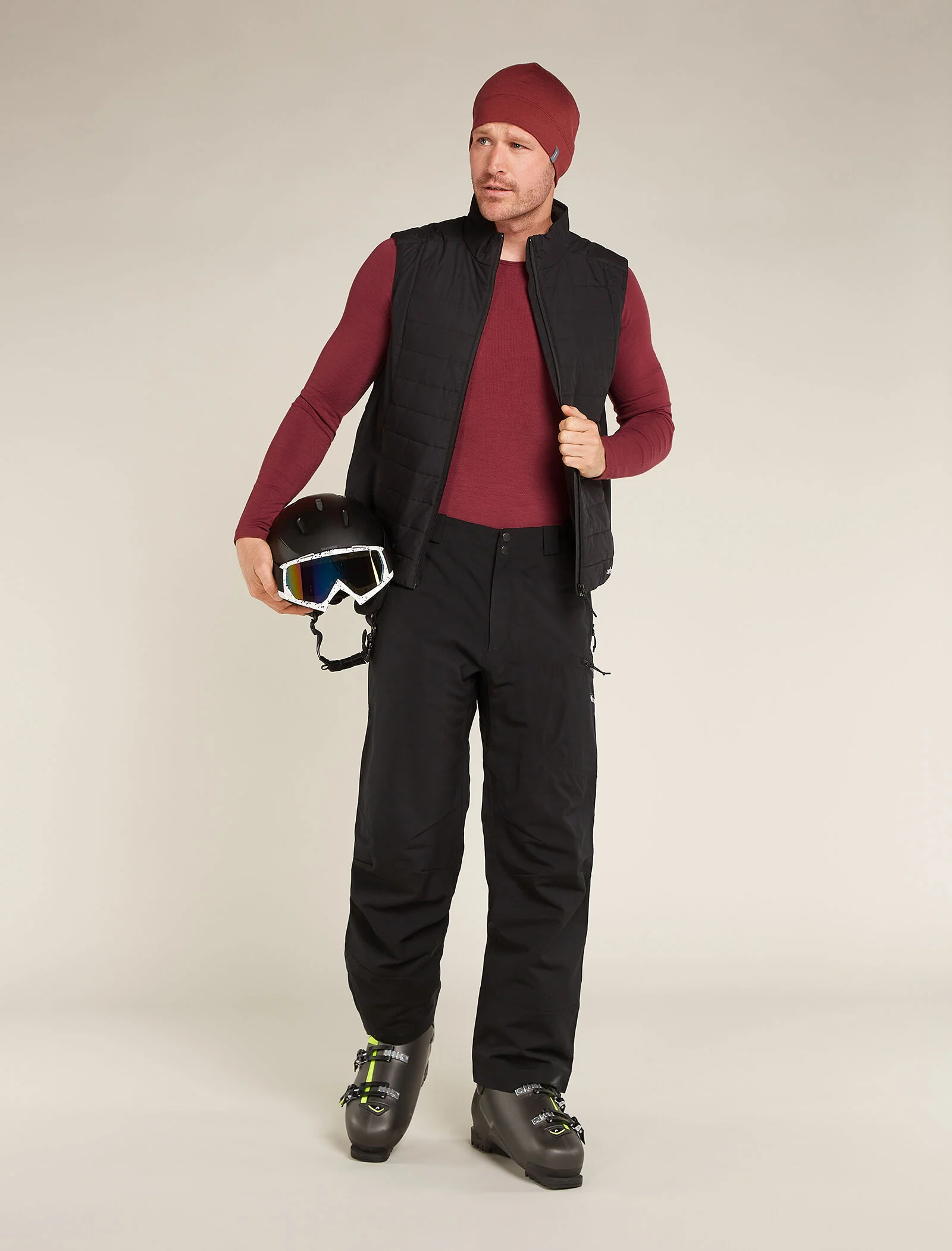 Men's Merino Blend 260 ZoneKnit⢠Seamless Long Sleeve Crew Thermal Top - Image 6