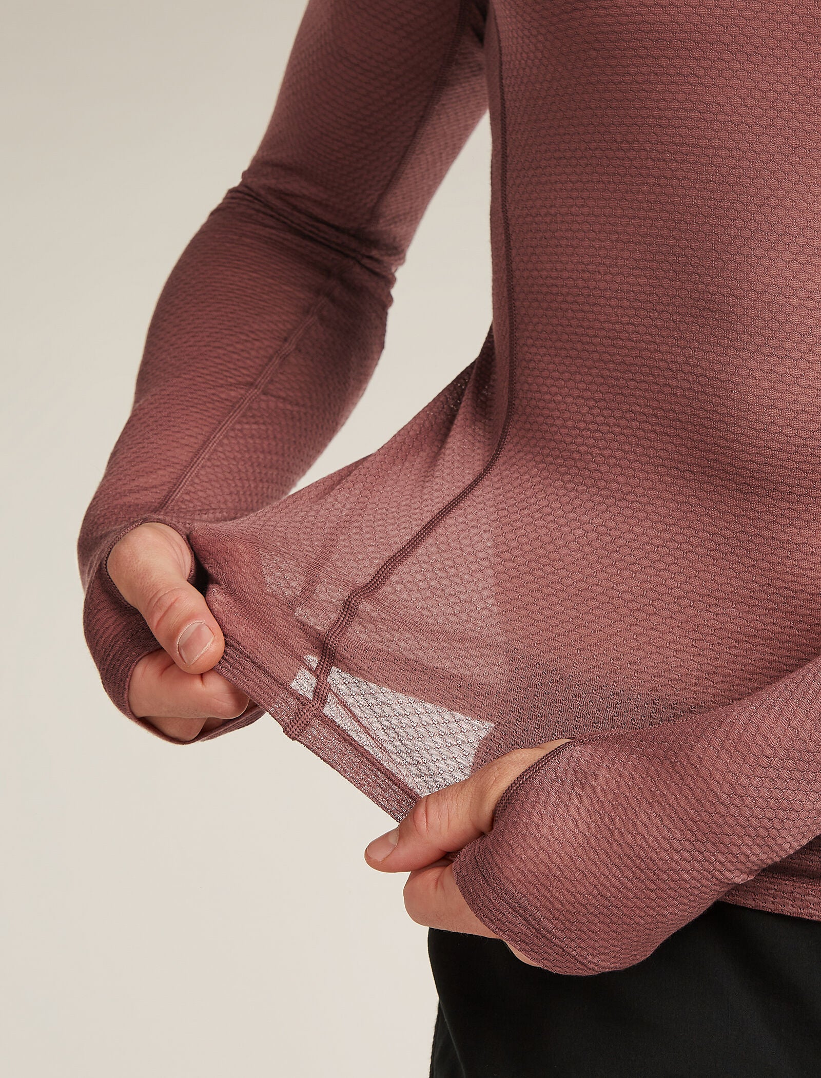 Men's Merino Blend 75 Cool-Liteâ„¢ Featherlightâ„¢ Long Sleeve Crew Thermal Top - Image 6