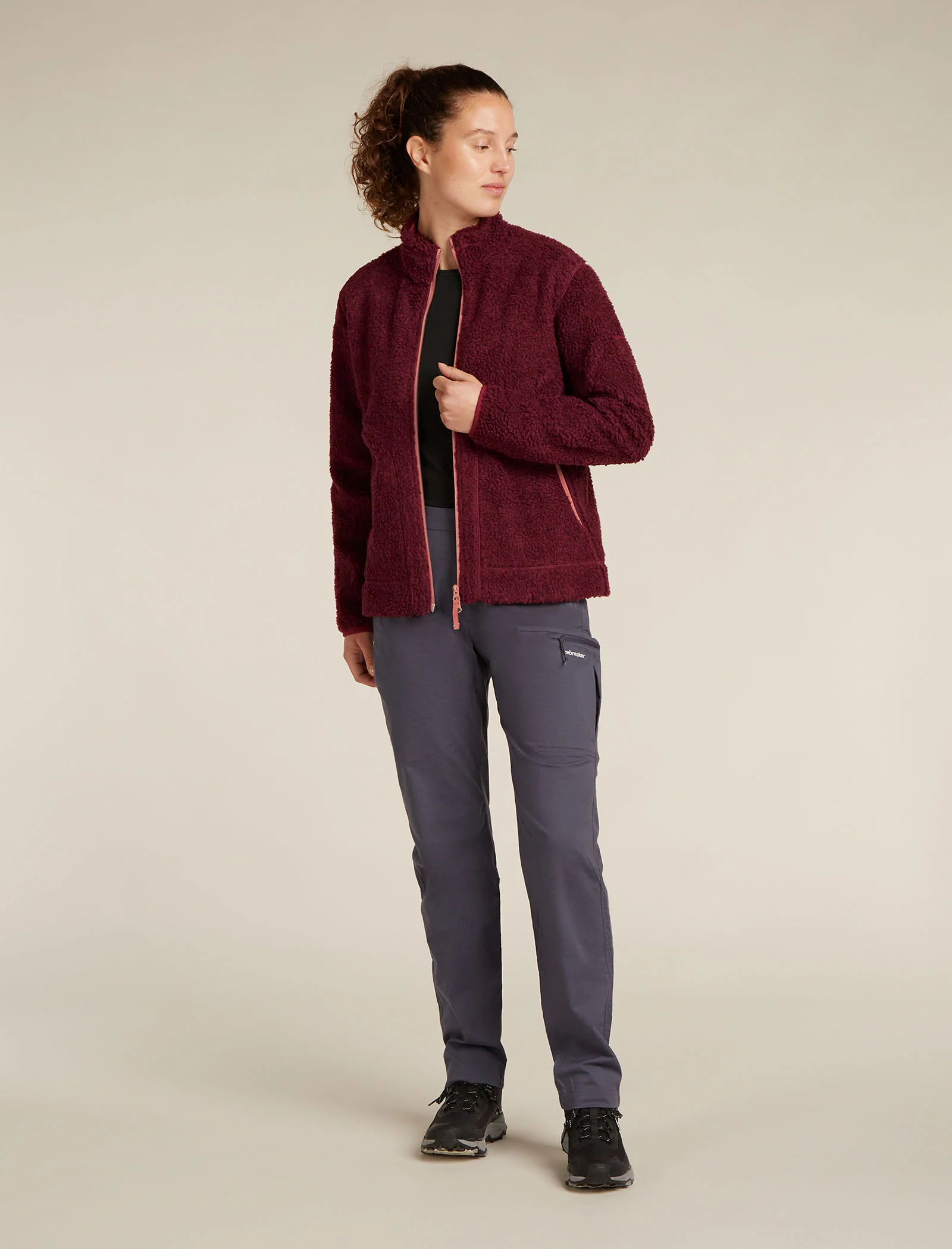 Women's Merino Blend 960 RealFleece™ High Pile Long Sleeve Zip Jacket - Image 3