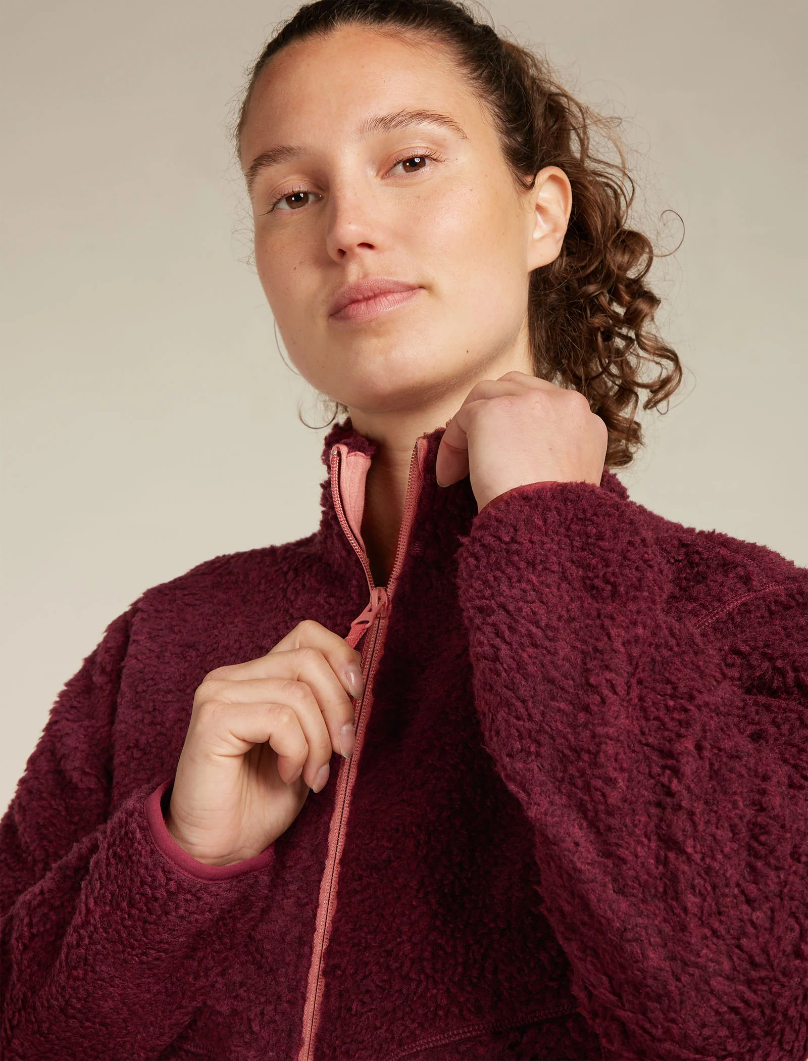 Women's Merino Blend 960 RealFleece™ High Pile Long Sleeve Zip Jacket - Image 6
