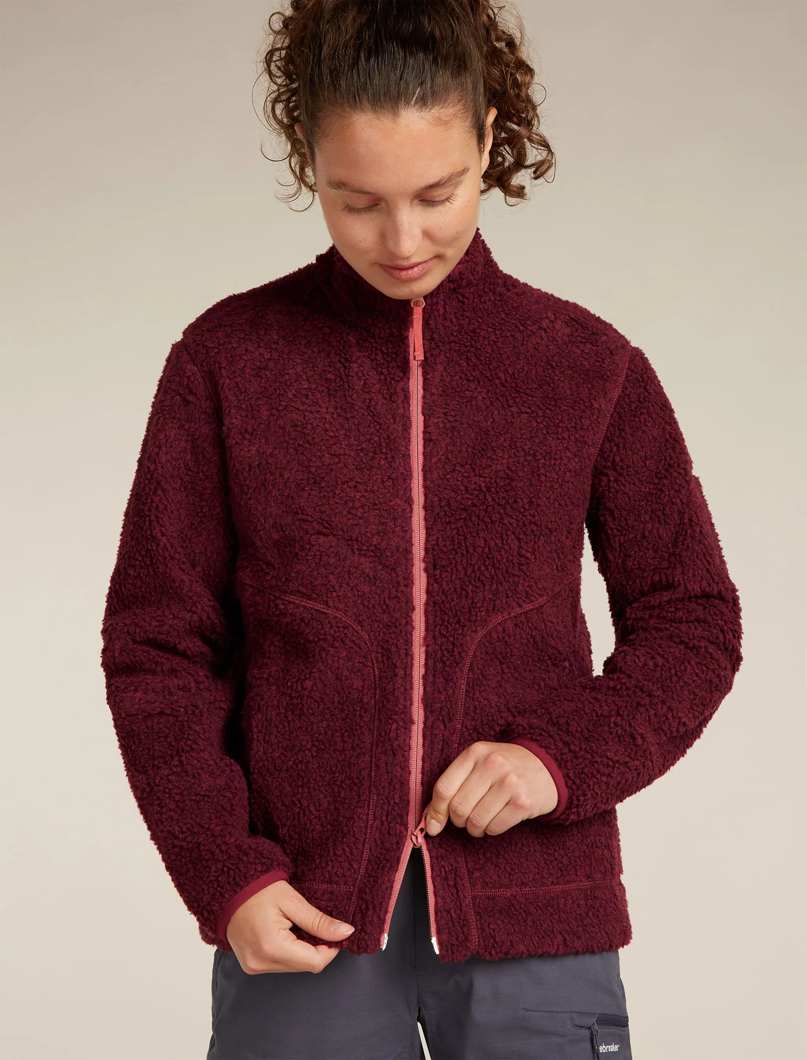 Women's Merino Blend 960 RealFleece™ High Pile Long Sleeve Zip Jacket - Image 7