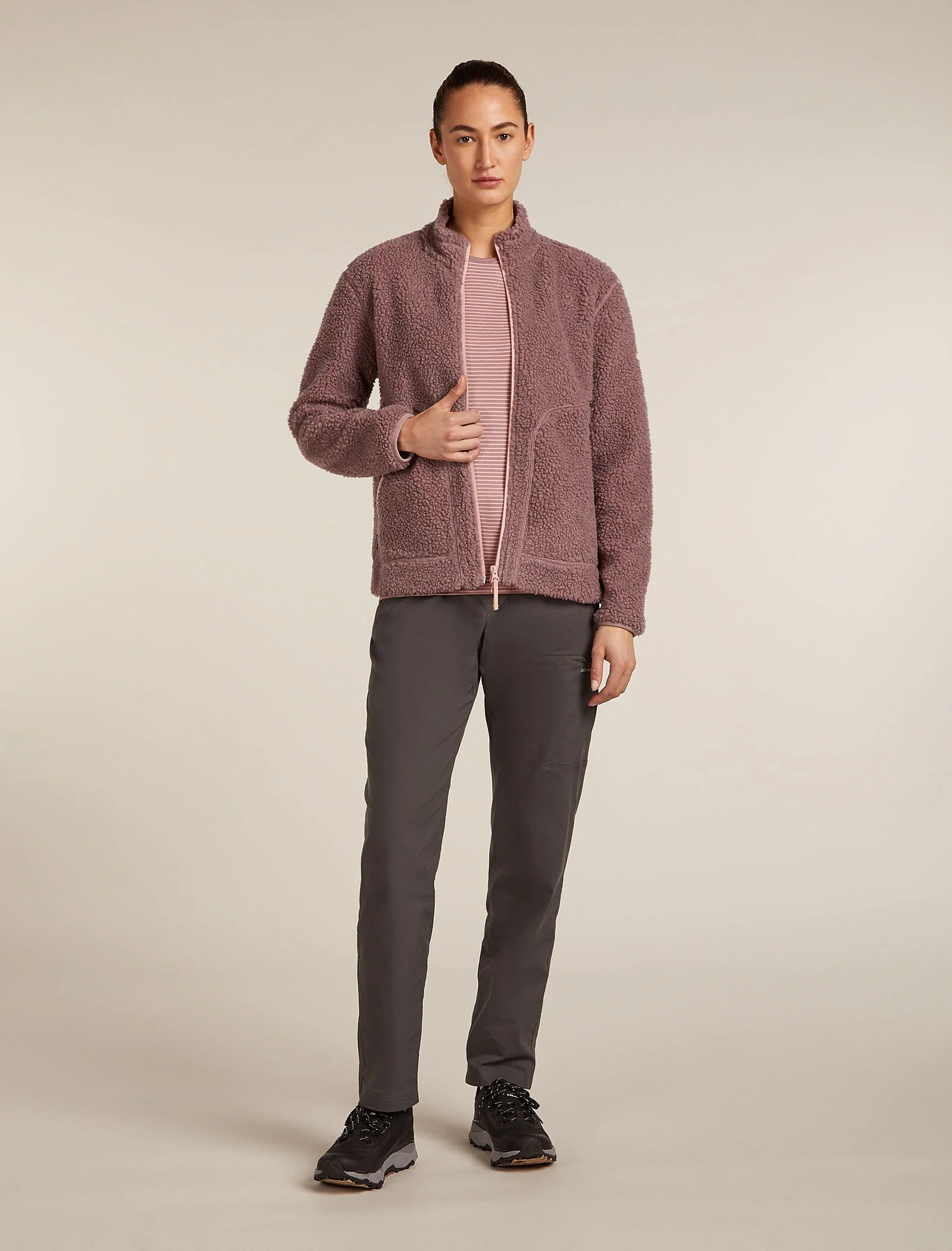 Women's Merino Blend 960 RealFleece™ High Pile Long Sleeve Zip Jacket - Image 3