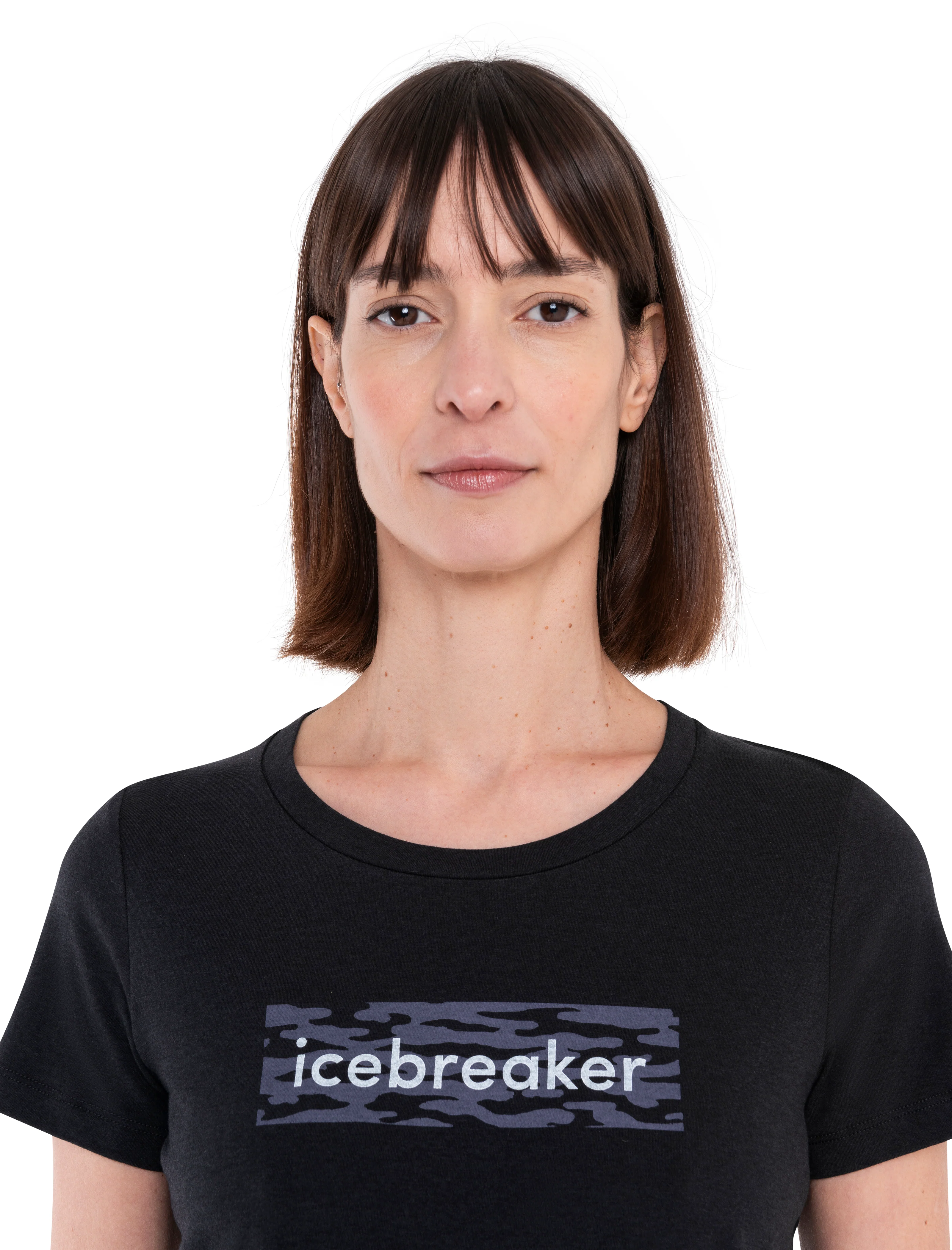 Women's Merino Blend Central Classic T-Shirt Glacial Flow Logo - Image 5
