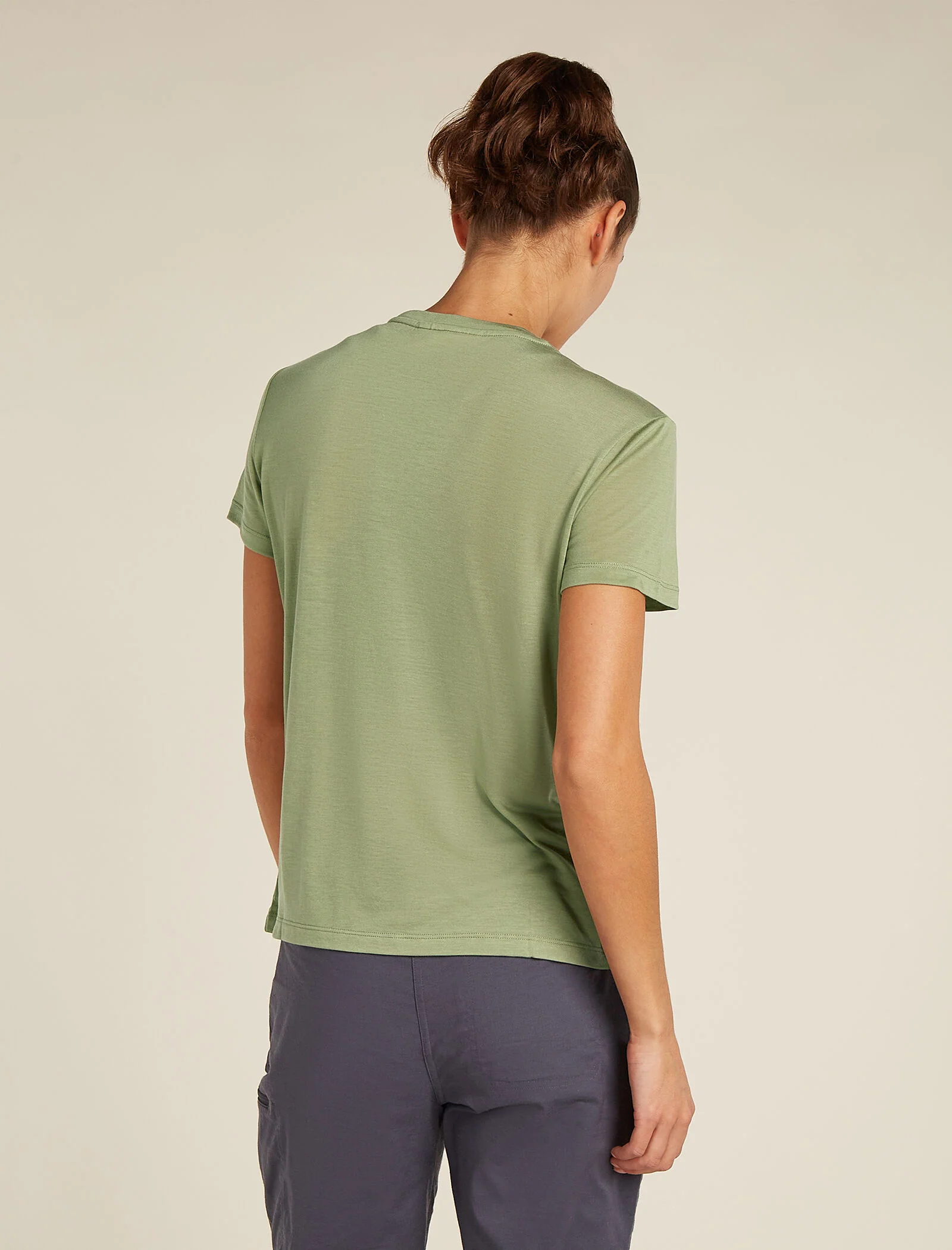 Women's Merino Blend Core Short Sleeve T-Shirt Camping Circle - Image 2