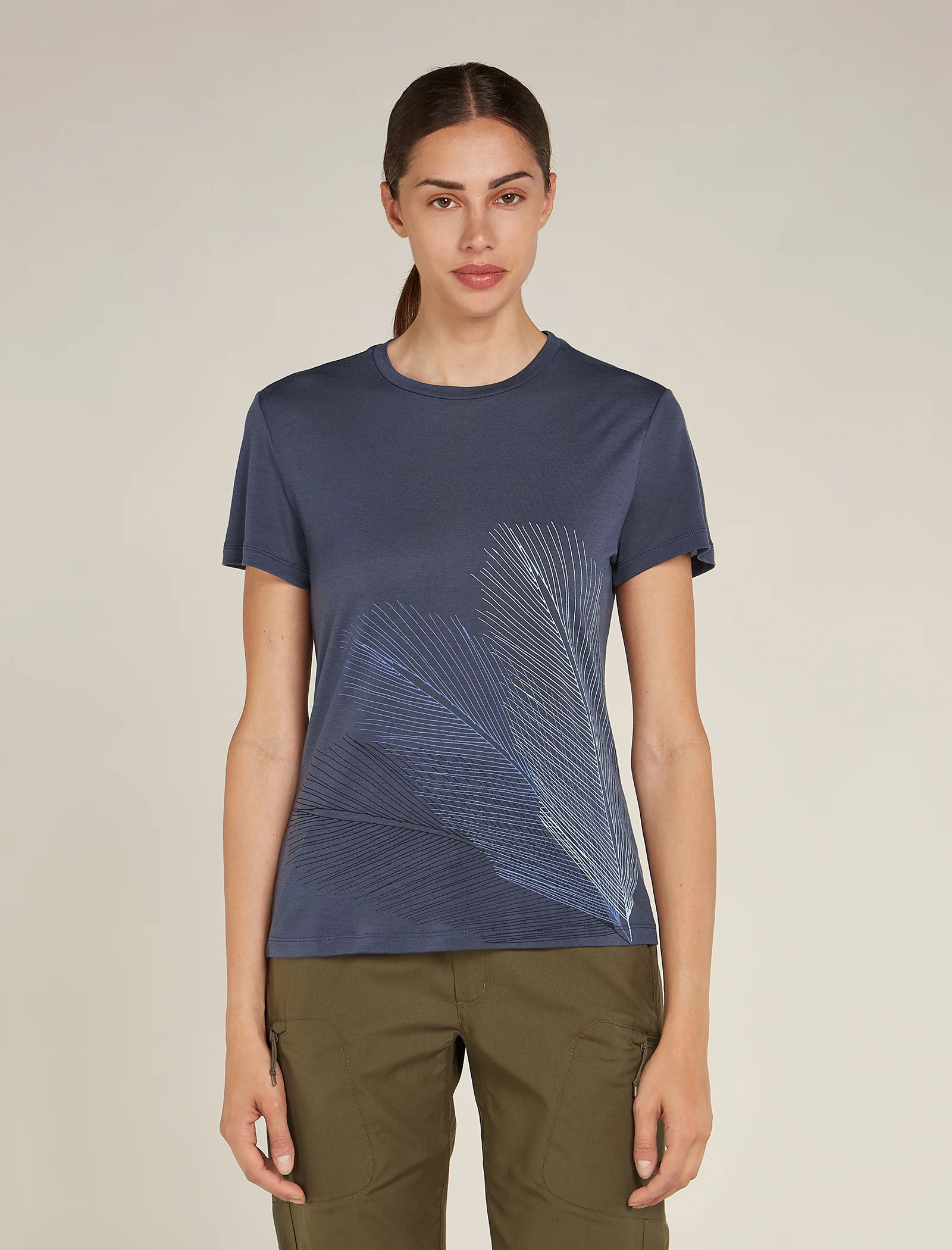 Women's Merino Blend Core Short Sleeve T-Shirt Plume