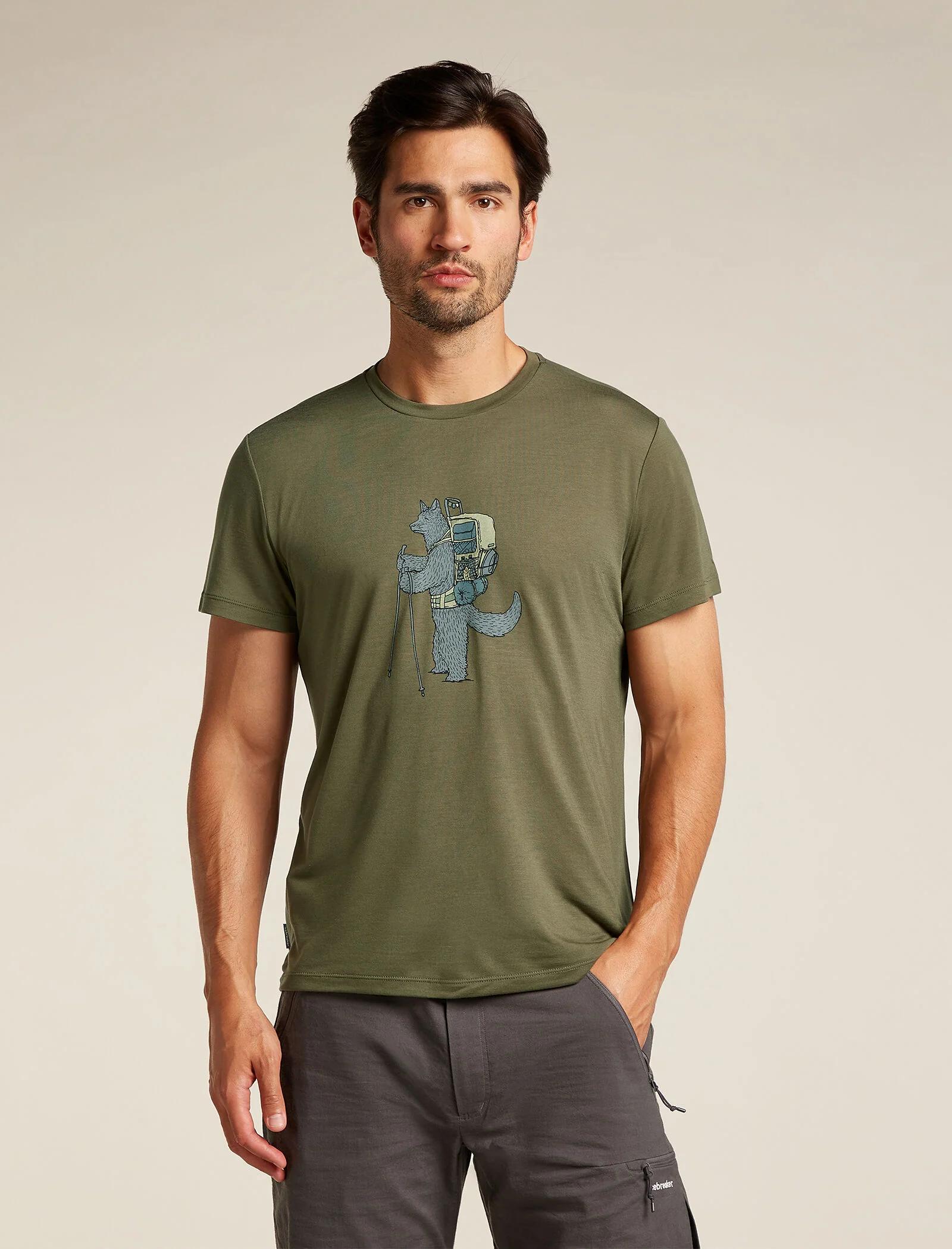 Men's Merino Blend Core Short Sleeve T-Shirt Tech Head