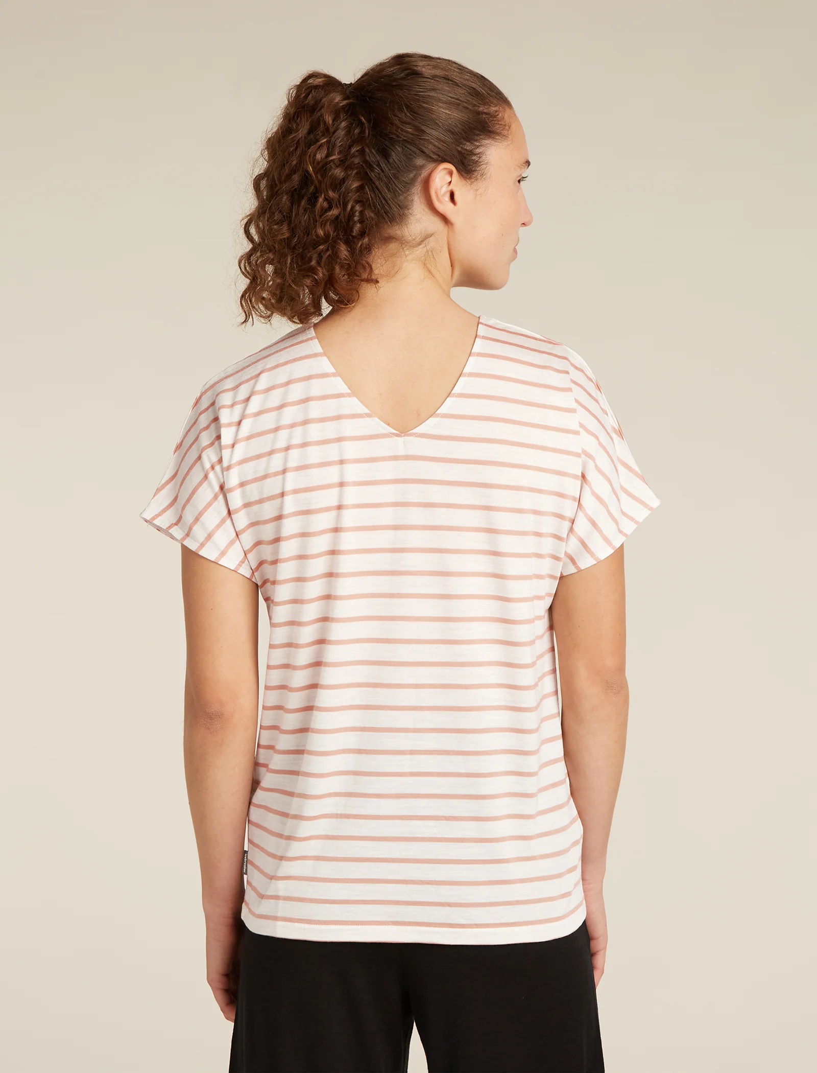 Women's Merino Blend Drayden Reversible Top Stripe - Image 2