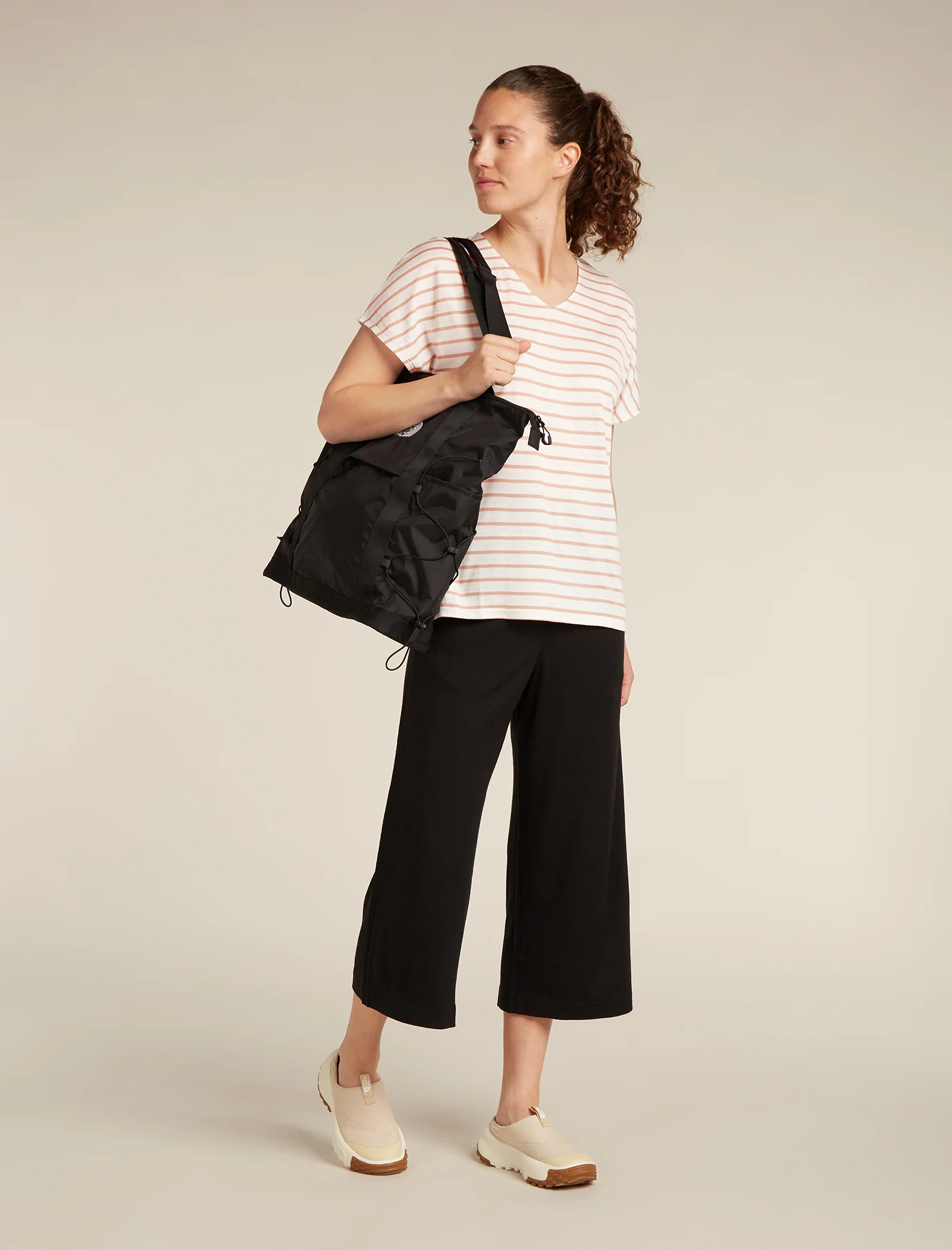 Women's Merino Blend Drayden Reversible Top Stripe - Image 4