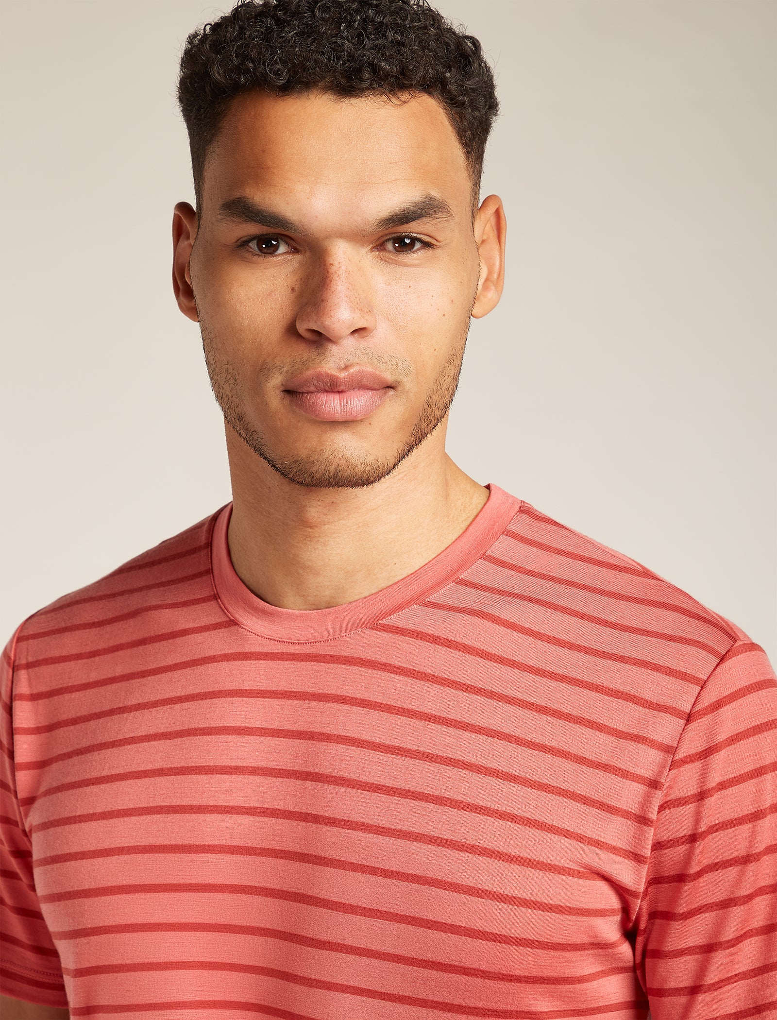 Men's Merino Blend Drayden Short Sleeve T-Shirt Stripe - Image 5