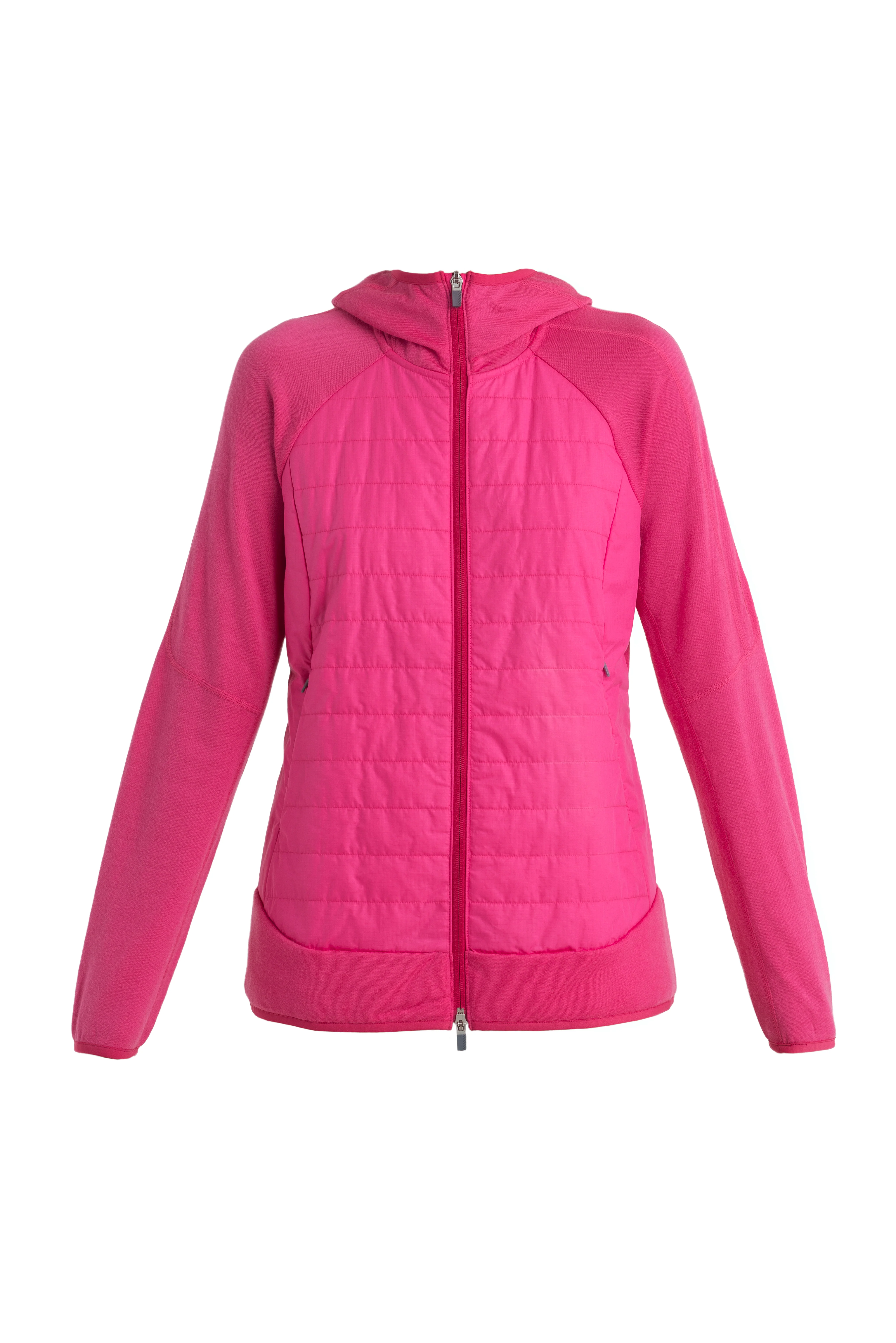 Women's Merino Blend Quantum Hybrid Long Sleeve Zip Hoodie - Image 10