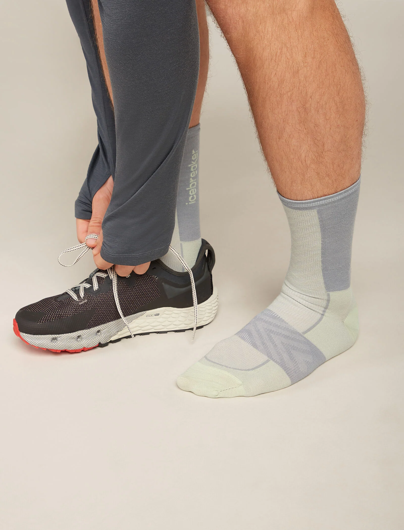 Men's Merino Blend Run+ Ultralight Crew Socks
