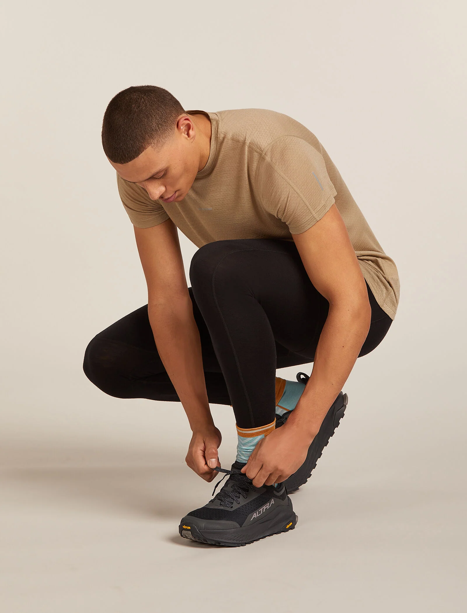 Men Run+ Crew Socks
