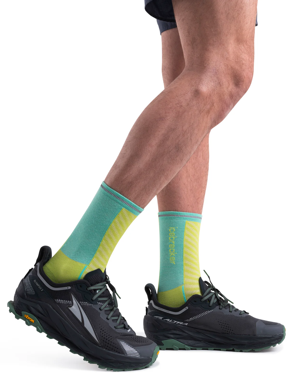 Men's Merino Blend Run+ Ultralight Crew Socks - Image 2
