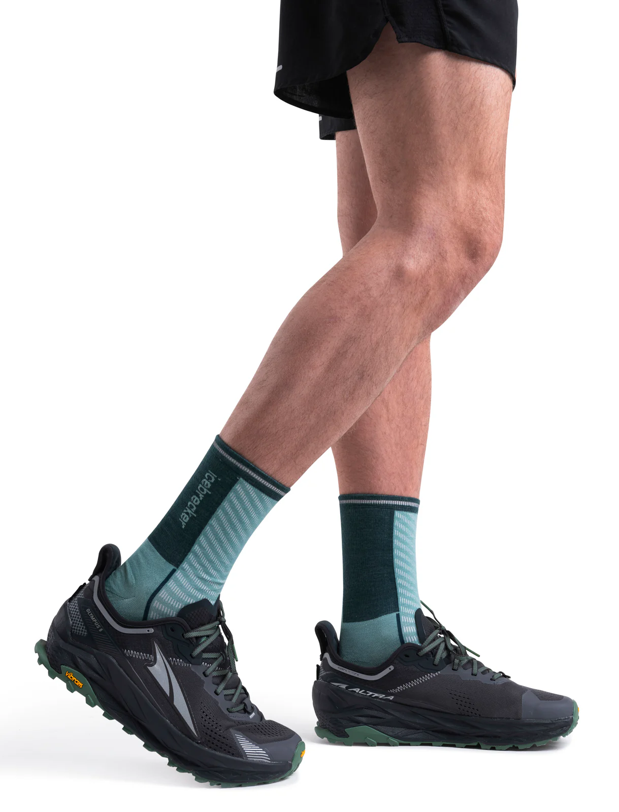 Men's Merino Blend Run+ Ultralight Crew Socks - Image 2
