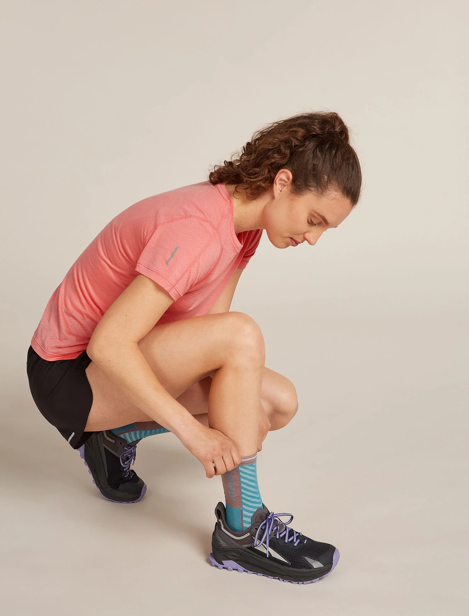 Women Run+ Crew Socks