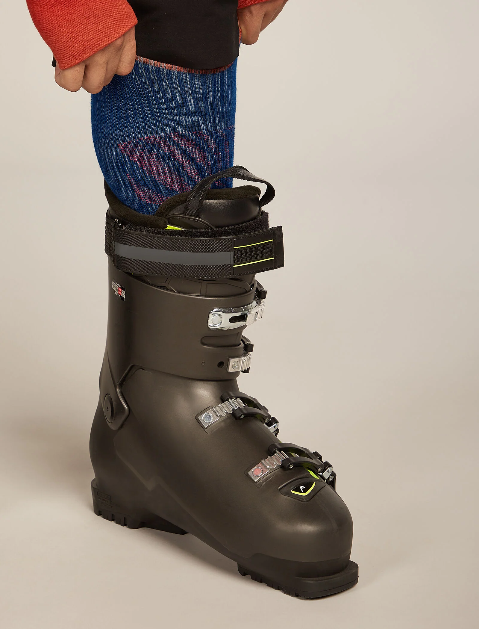 Men Ski+ Over the Calf Socks Mountain Contour