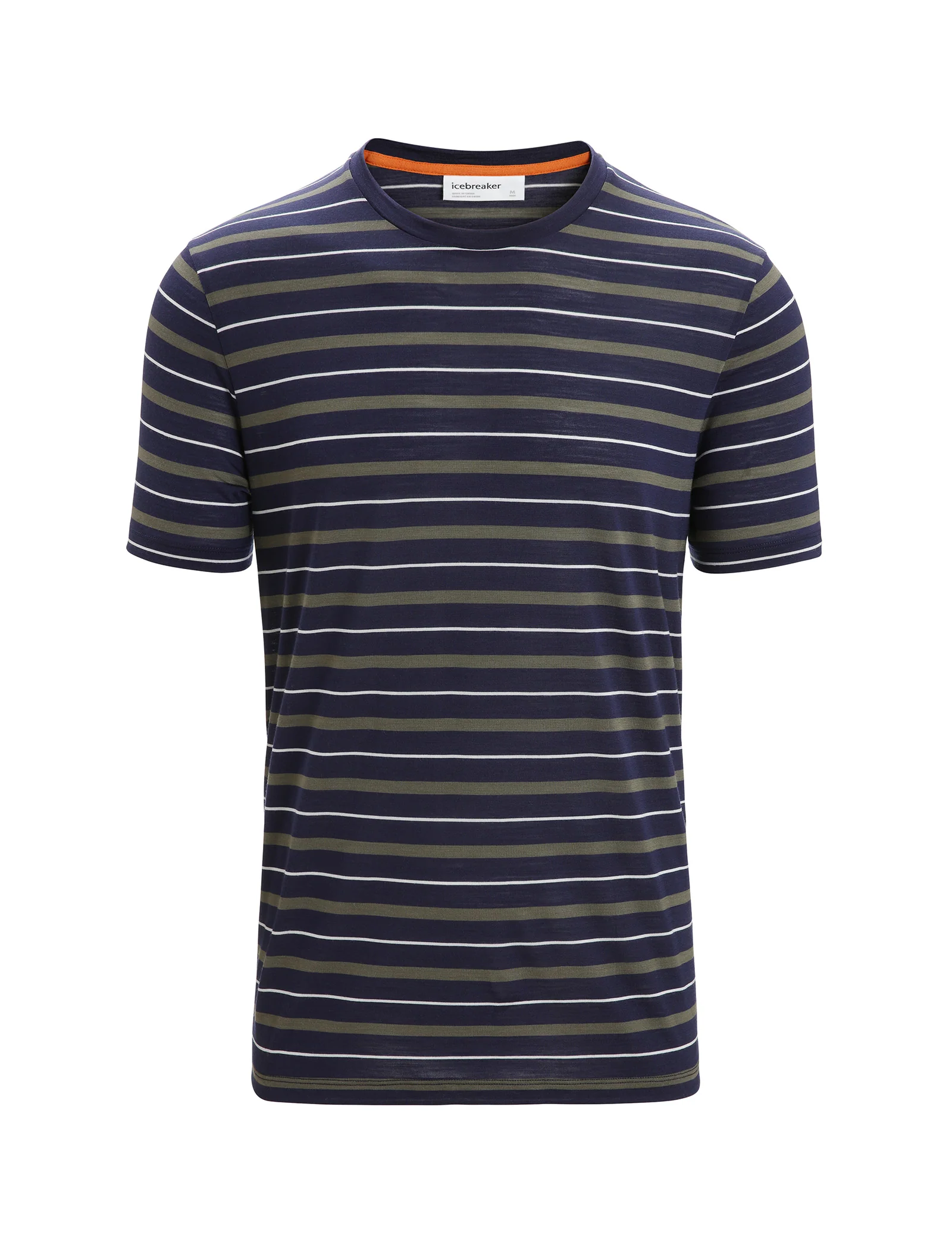 Men's Merino Blend Wave T-Shirt Stripe - Image 6