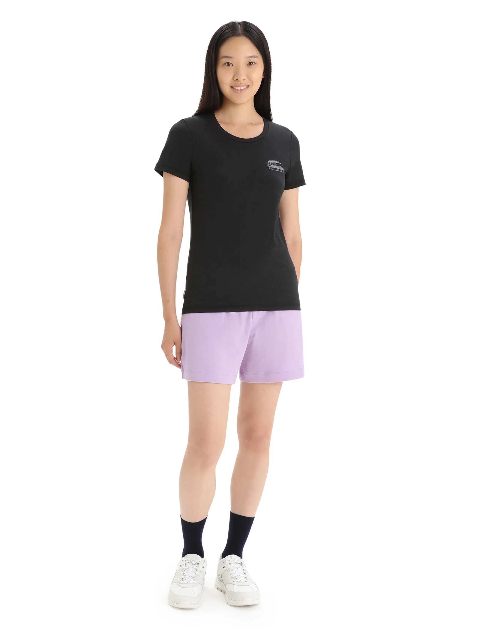 Women's Merino Central Classic Short Sleeve T-Shirt Caravan Life - Image 3